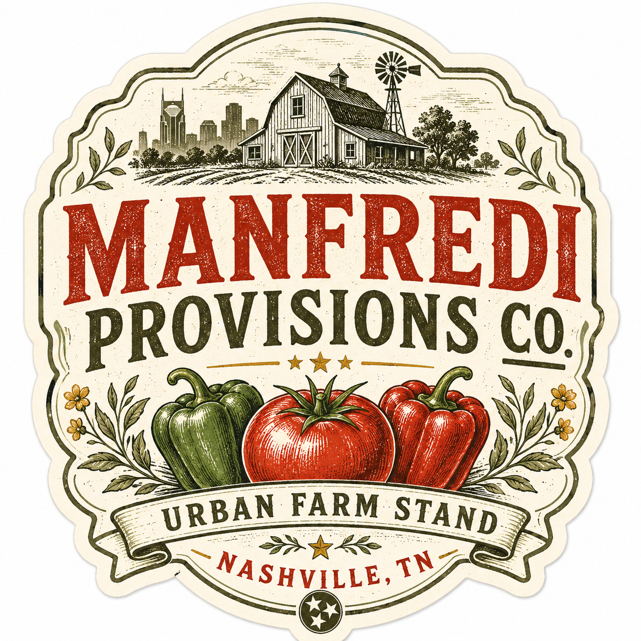 Manfredi Provisions Sticker