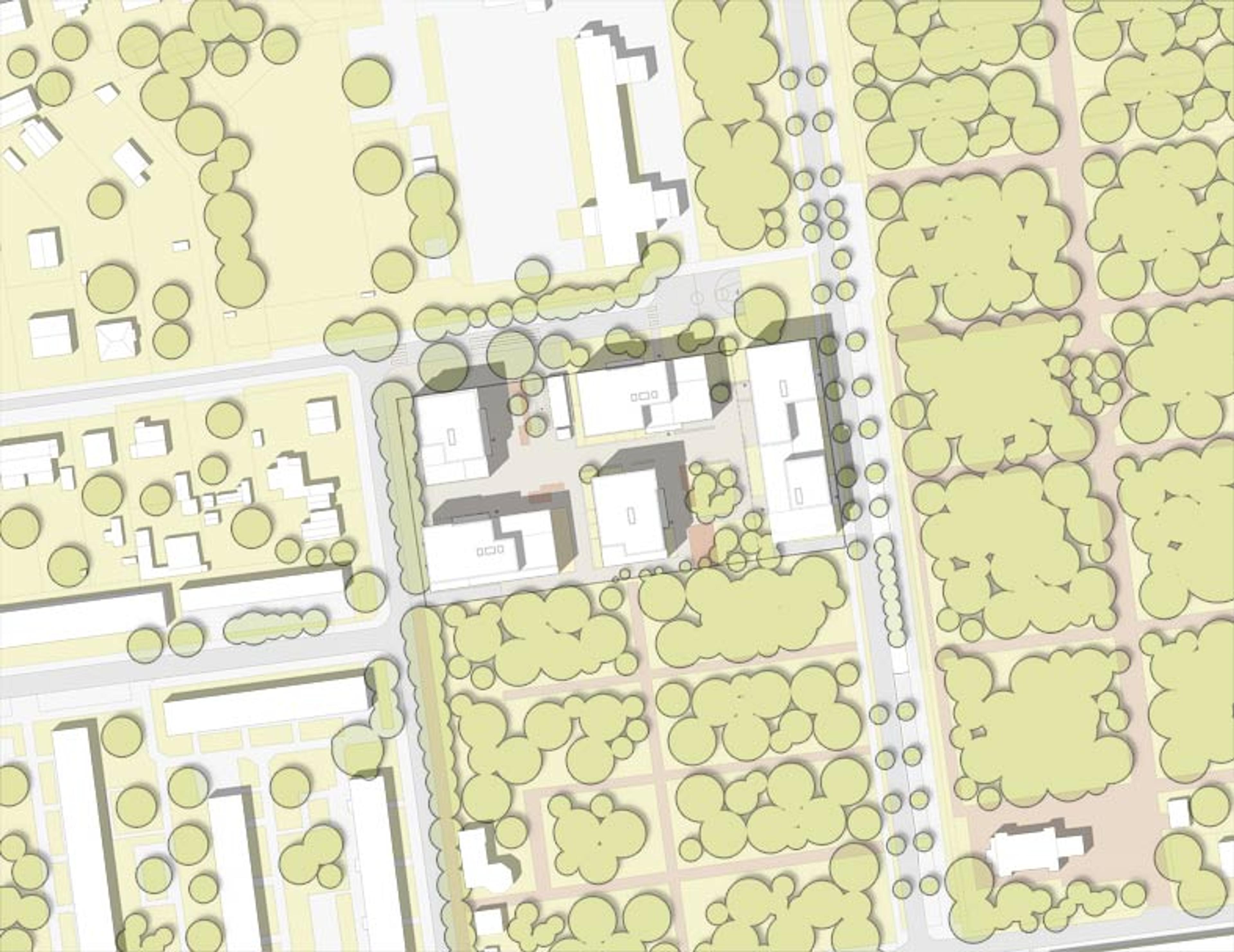 Holzbauquartier modularer Holzbau Baubuche Brettsperrholzwände