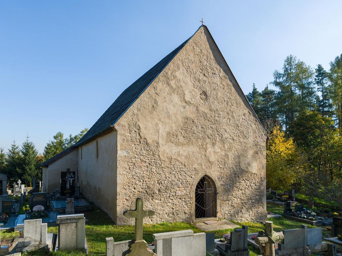 Kostel sv. Jiří v Řečici v krajině Vysočiny