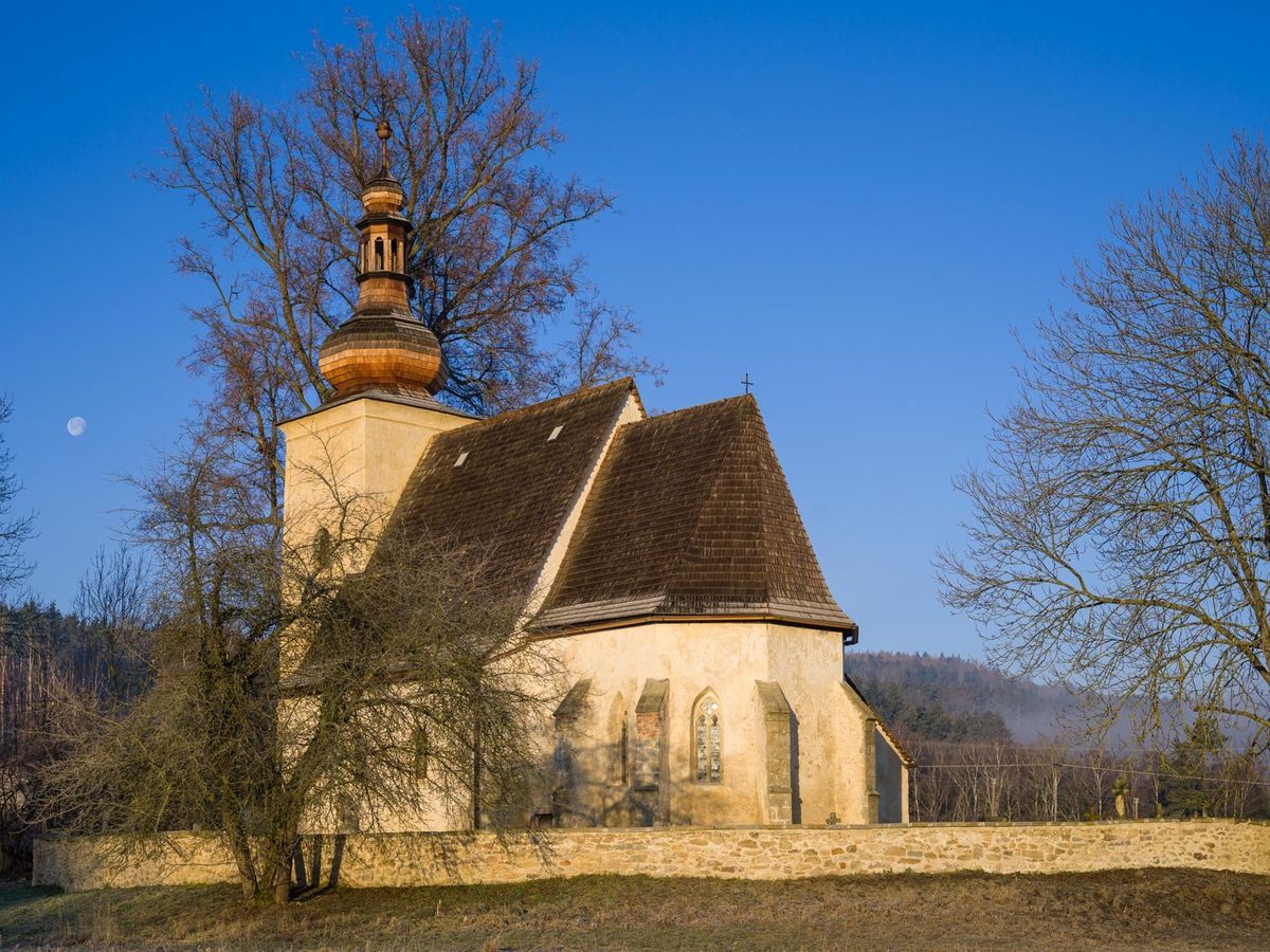Kostel sv. Markéty v obci Loukov