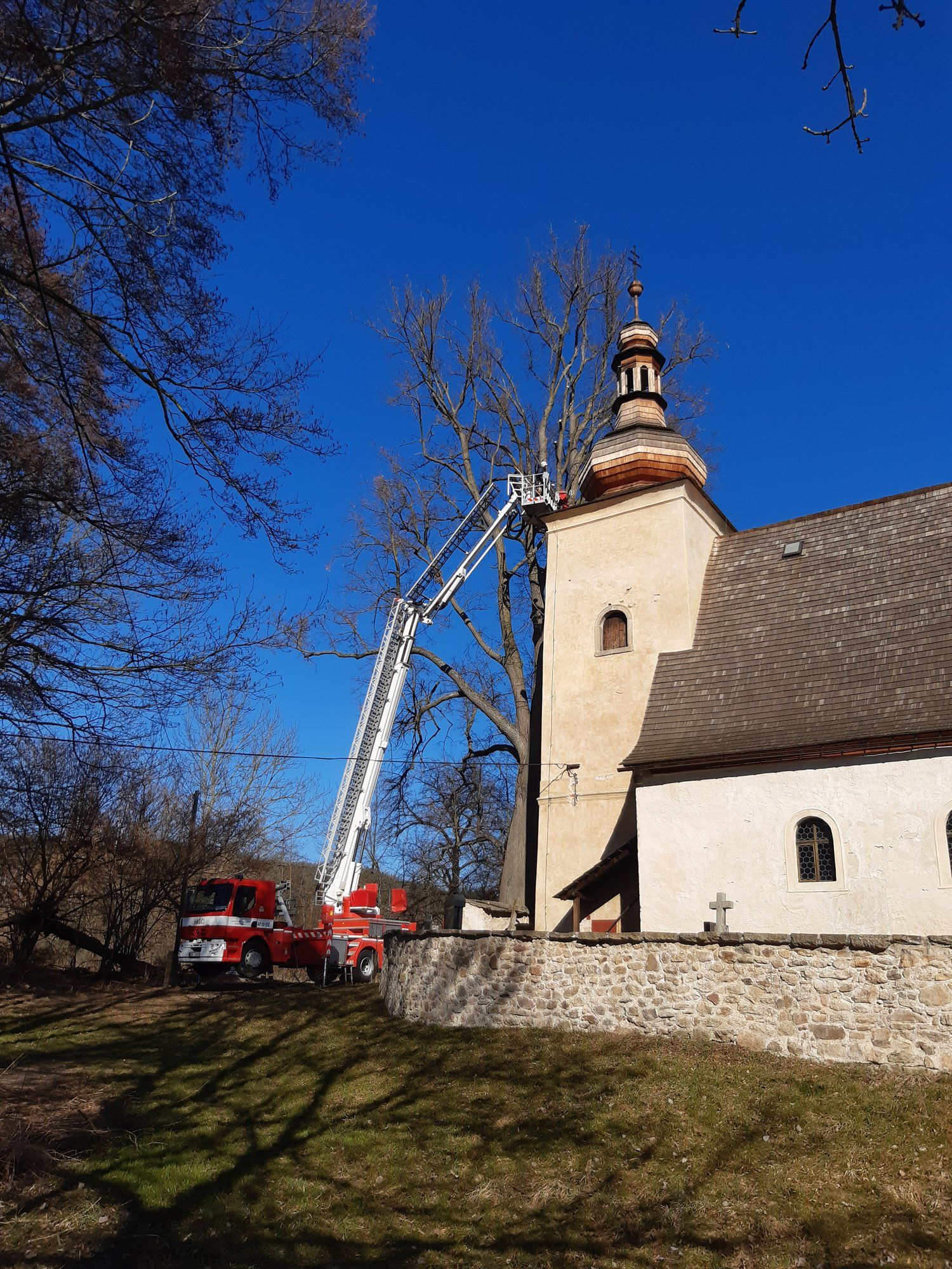 Úvodní fotografie – Opravy kostela sv. Markéty