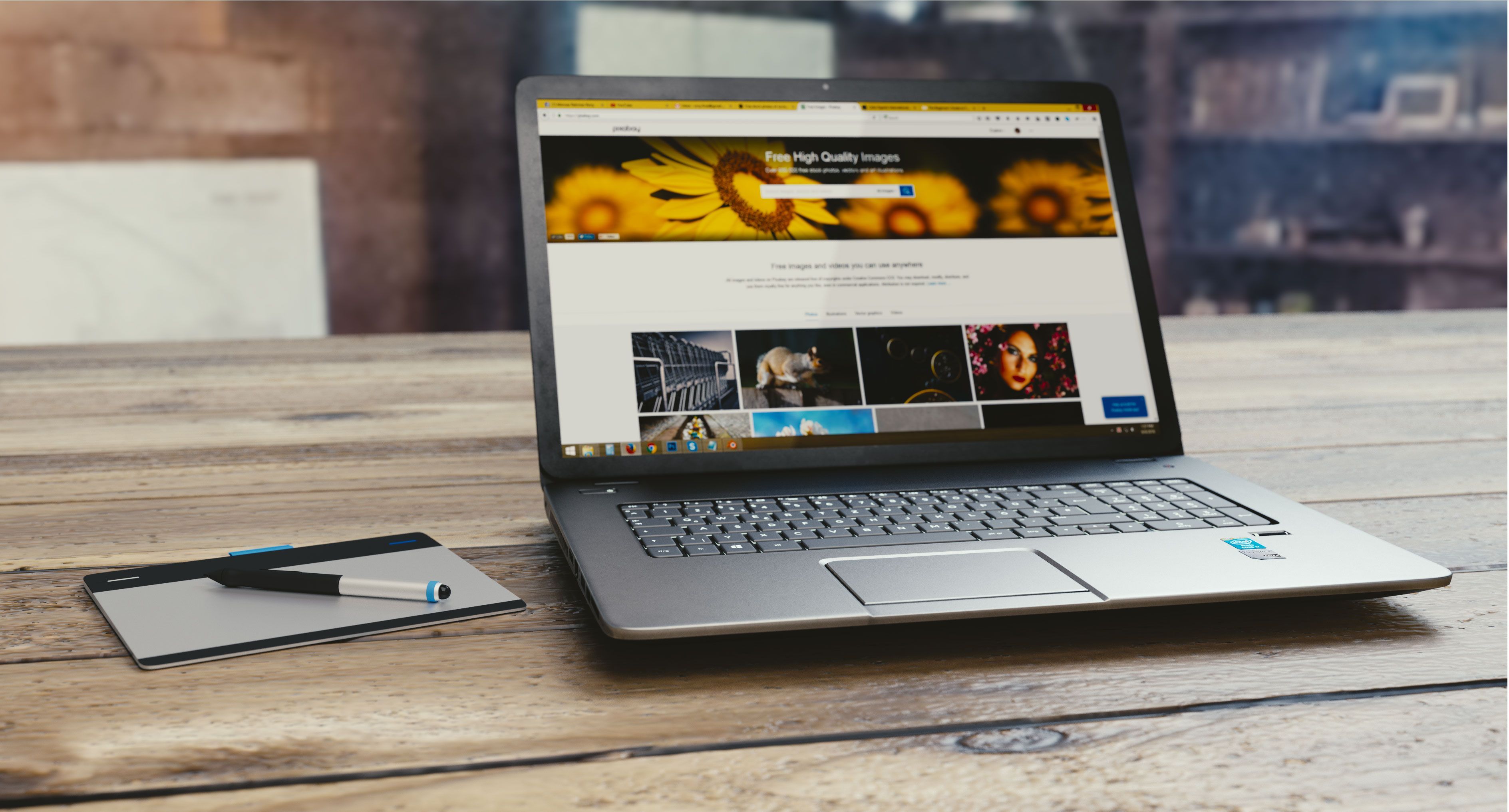 Image d'un site web par pexels