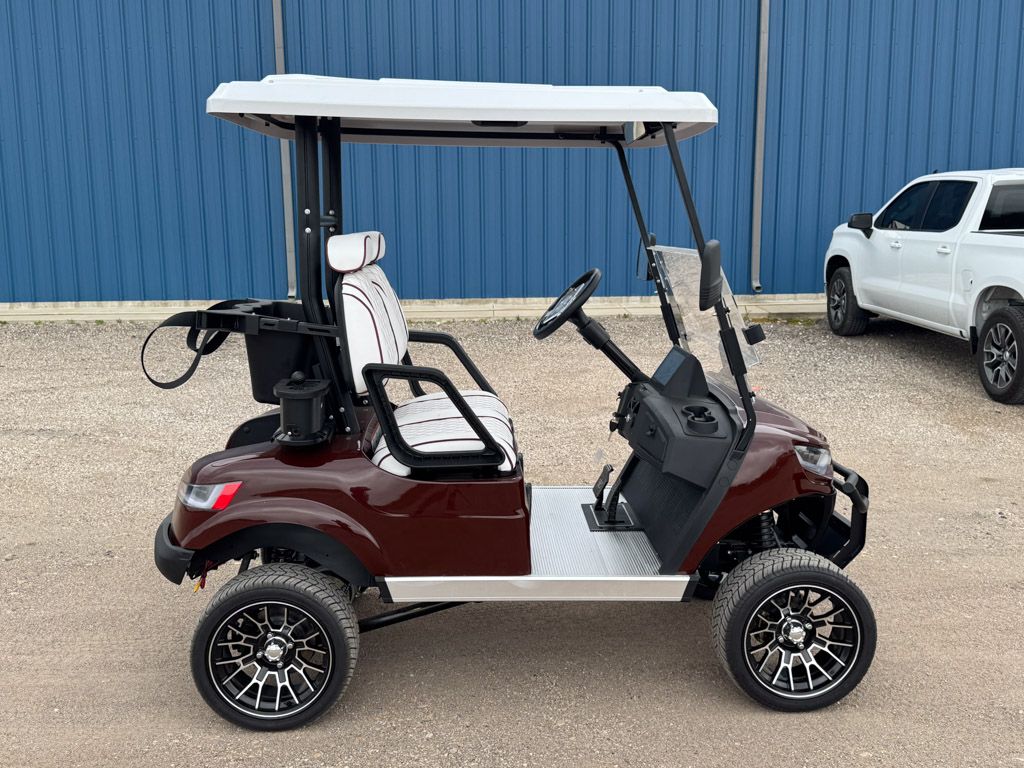 Lifted 2 Seater Maroon/White