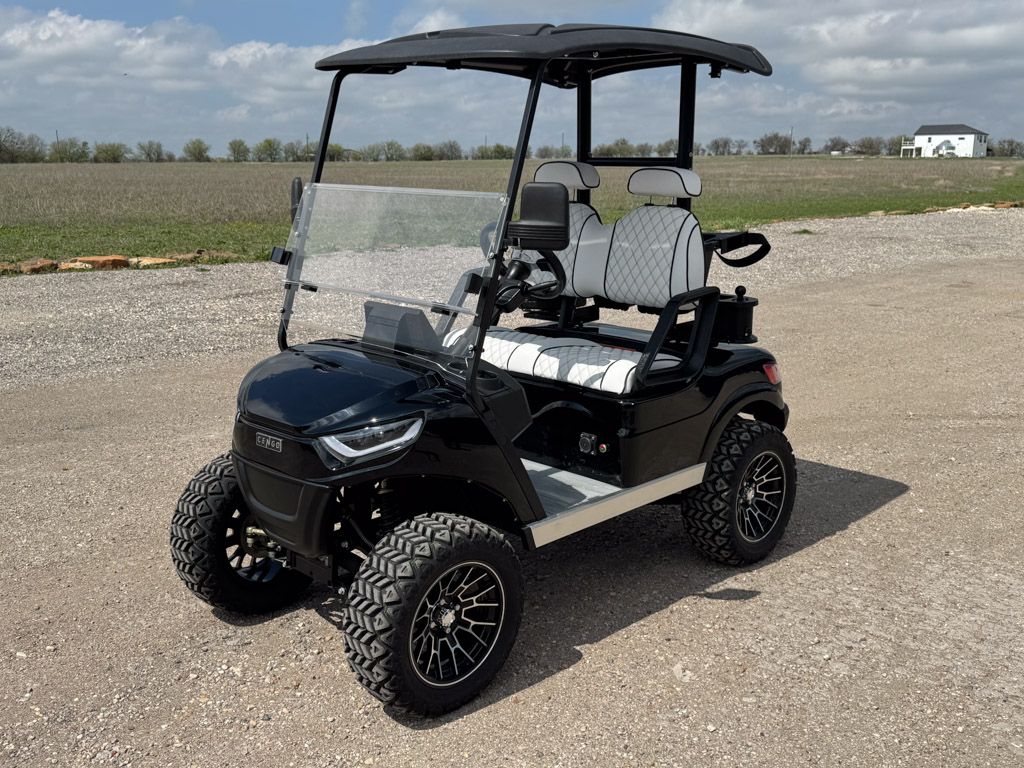 Lifted 2 Seater Black/White