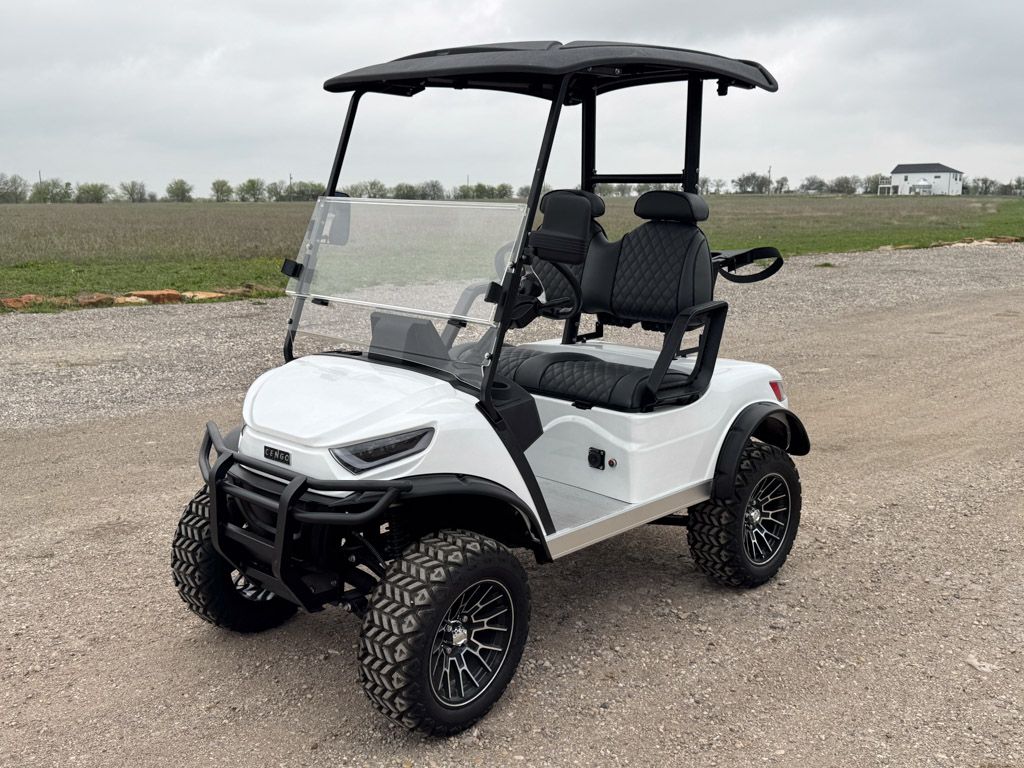 Lifted 2 Seater White/Black