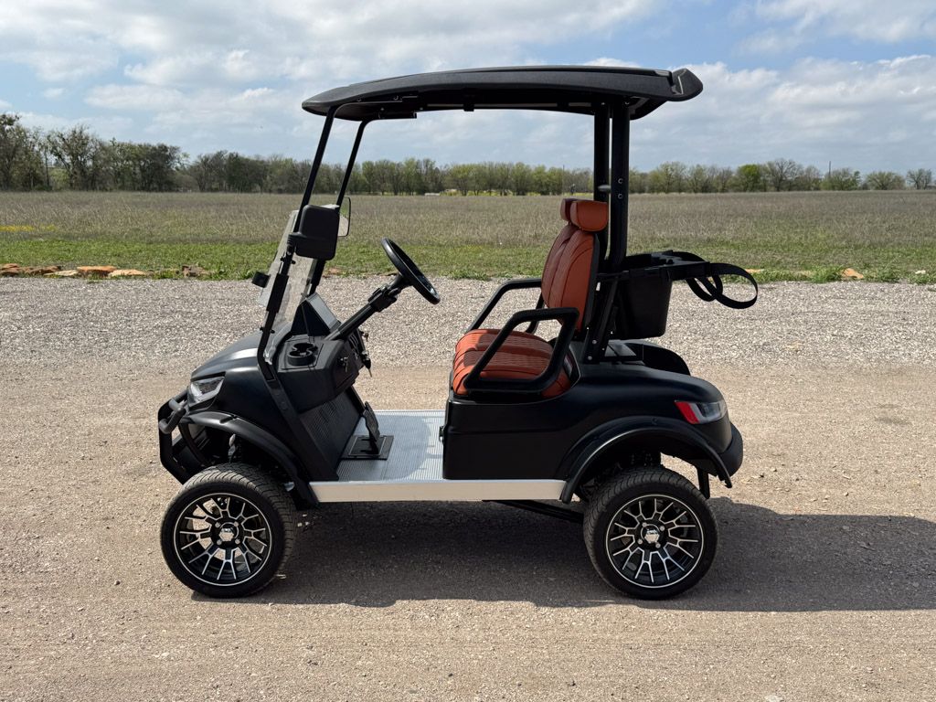 Lifted 2 Seater Black/Saddle Brown