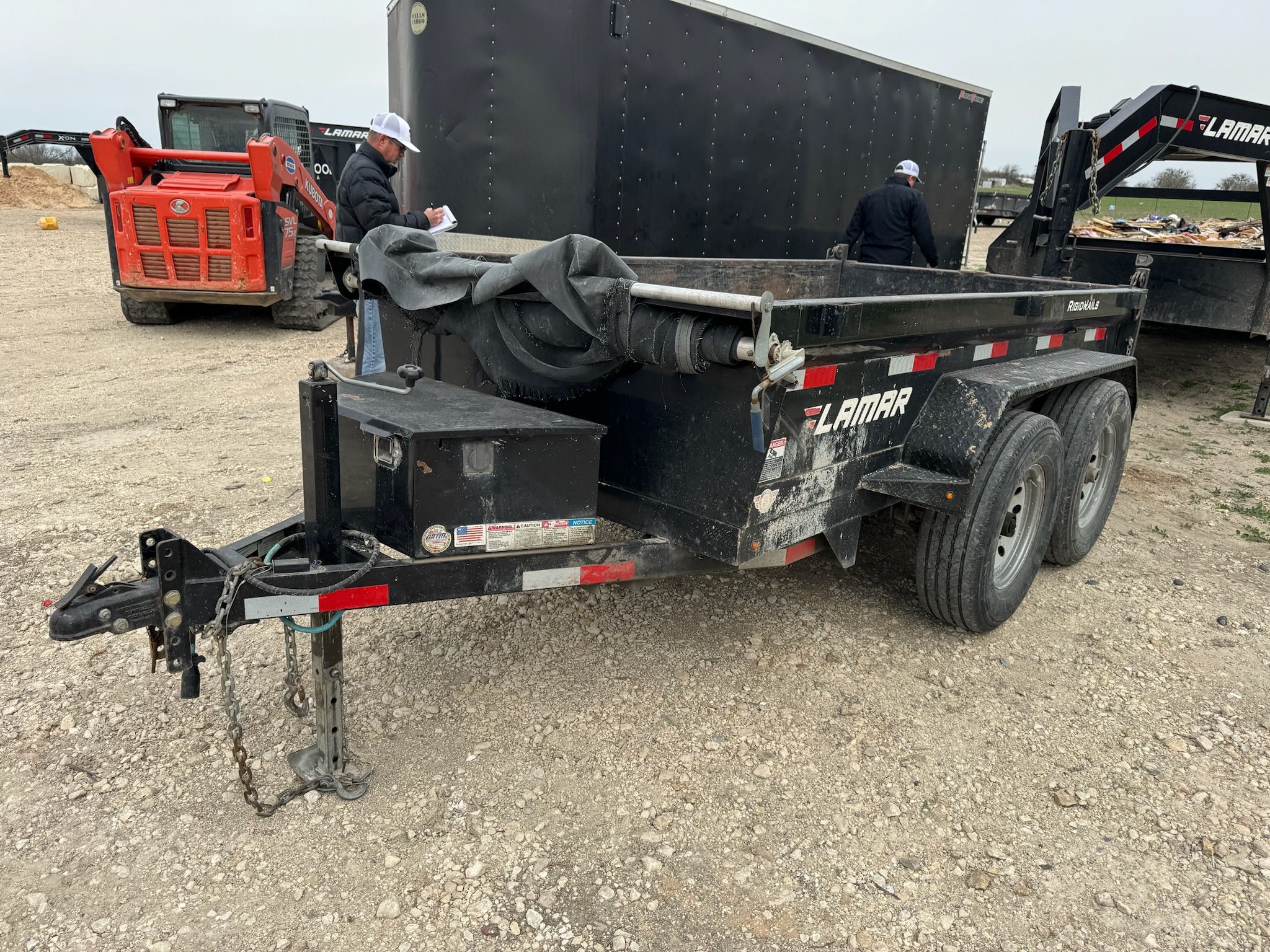 DS601025 | 60” x 10’, 10k lbs gross weight, Mini Dump, Tandem Axle