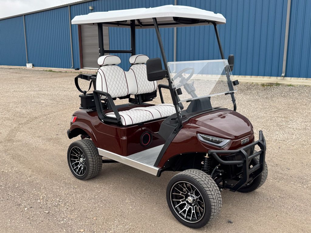 Lifted 2 Seater Maroon/White