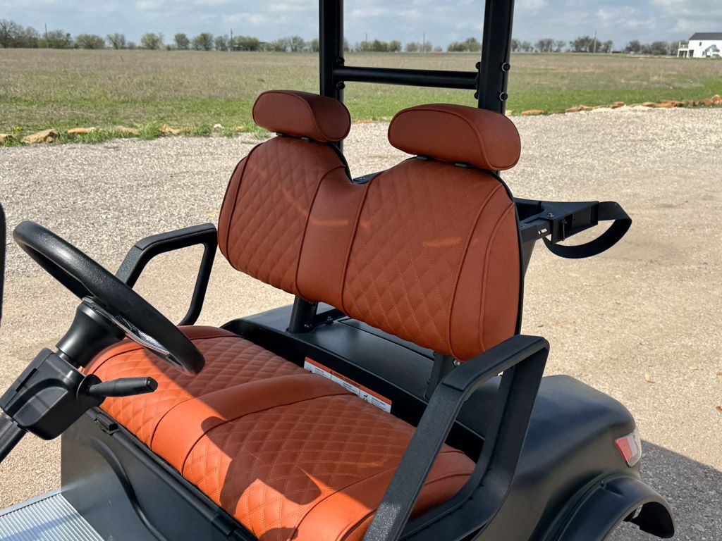 Lifted 2 Seater Black/Saddle Brown