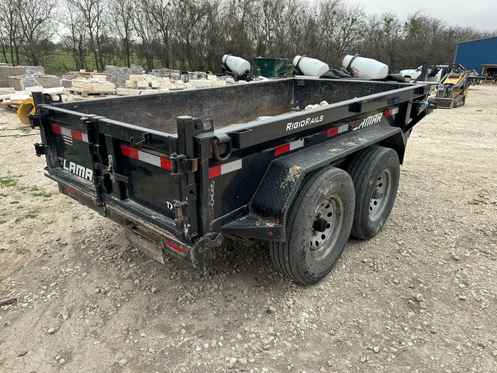 DS601025 | 60” x 10’, 10k lbs gross weight, Mini Dump, Tandem Axle
