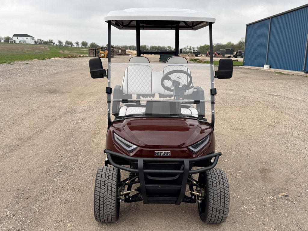 Lifted 2 Seater Maroon/White