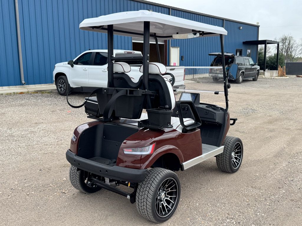Lifted 2 Seater Maroon/White