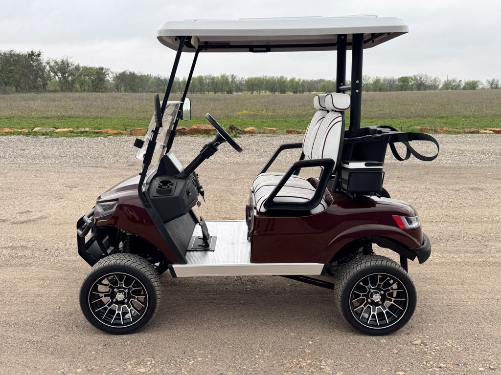 Lifted 2 Seater Maroon/White