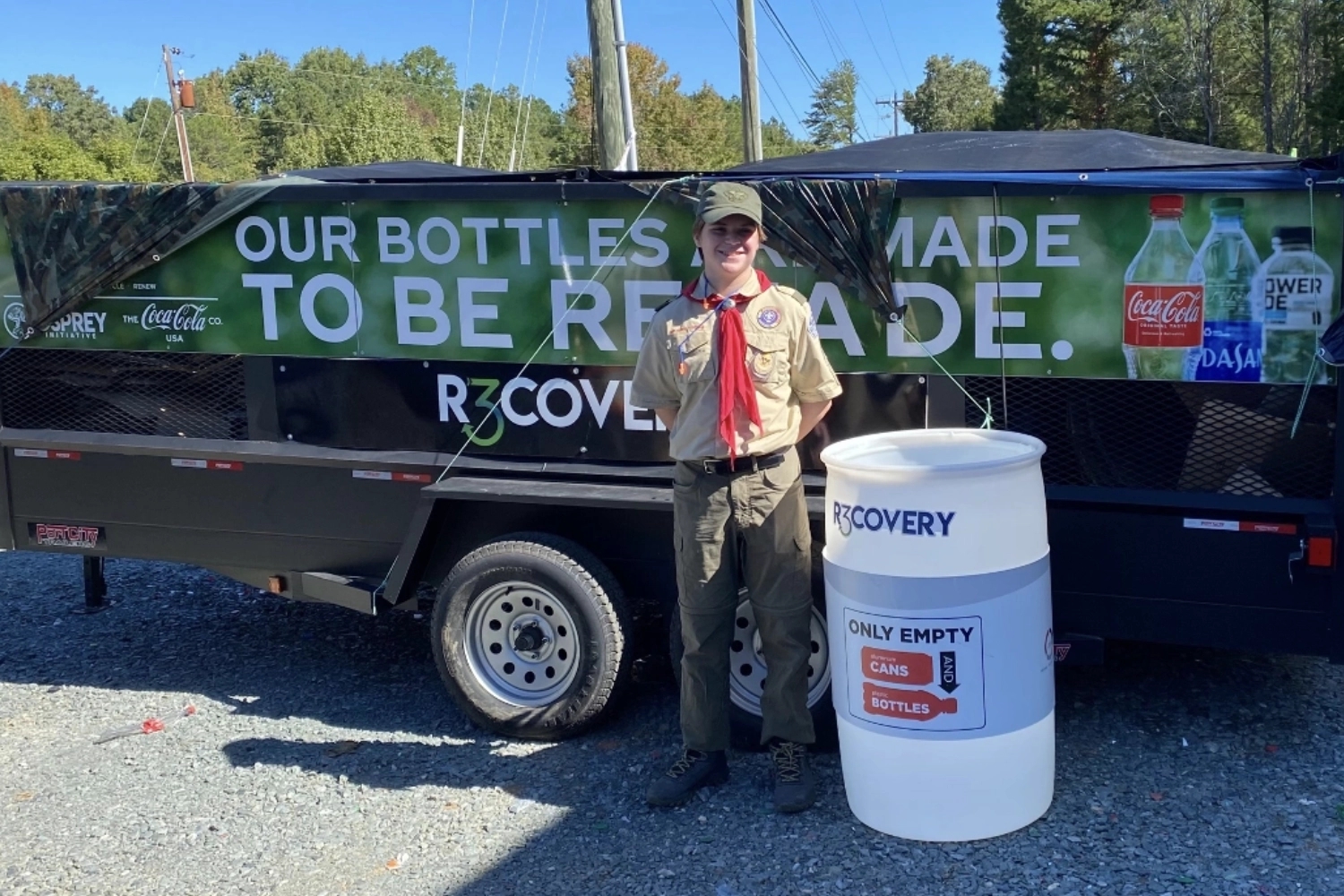 DoSomething member Jimmy recycled 621 plastic bottles