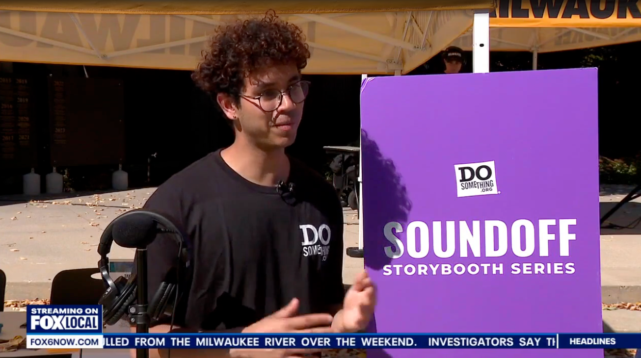 DoSomething team member Rohan talks about Soundoff Storybooth Series