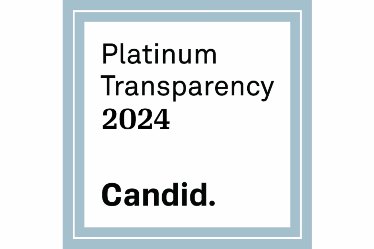 Candid - Platinum Transparency - 2024