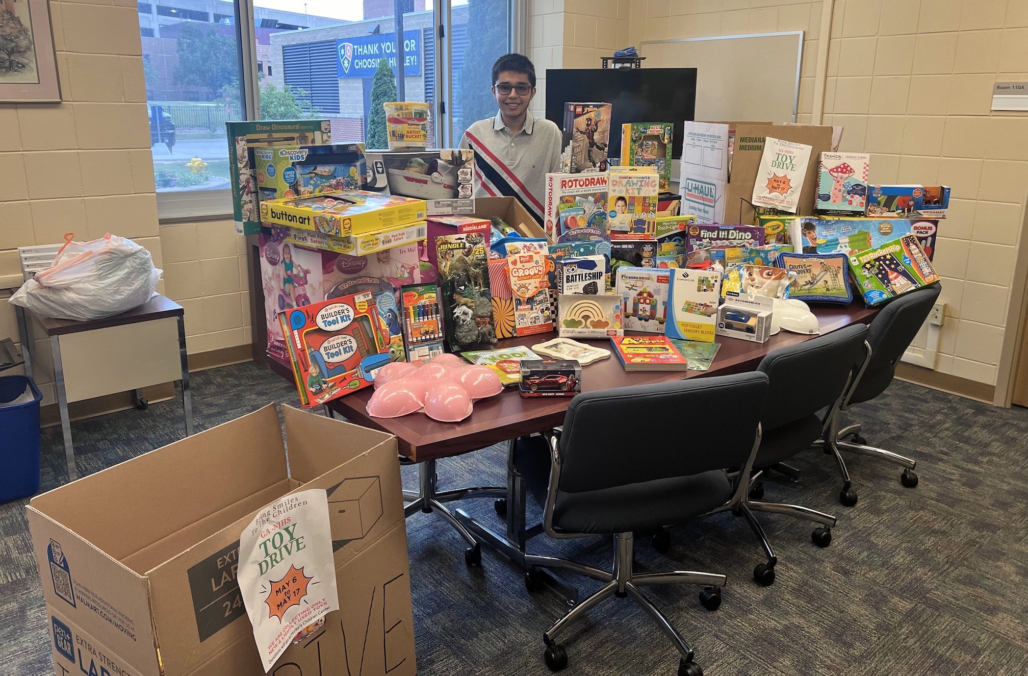 Volunteer of the Month - Shiraz Aftab - Toy Drive