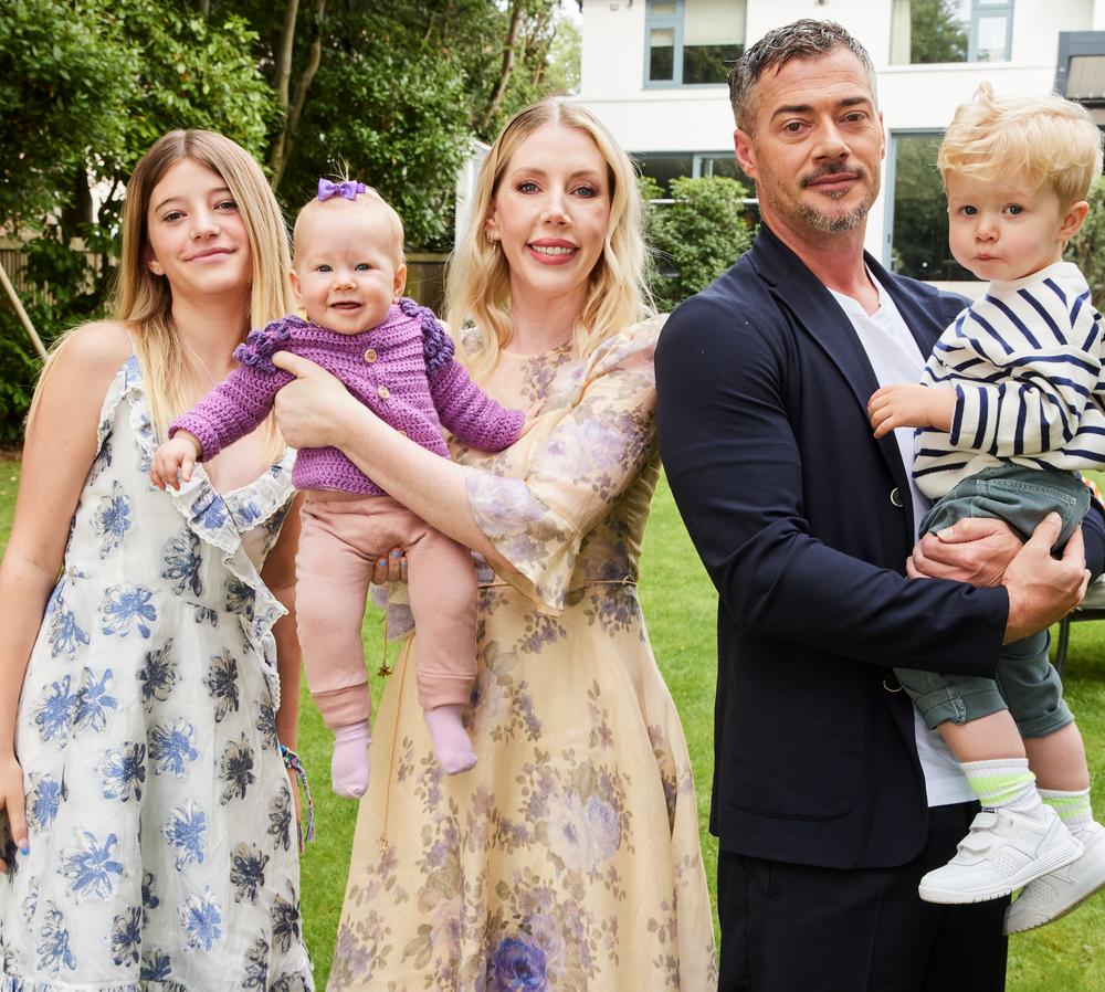 Katherine Ryan and family