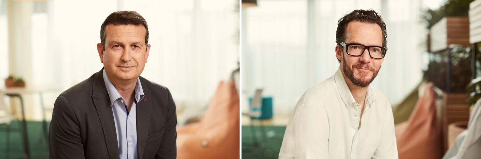 (L-R) Steve North and Richard Watsham