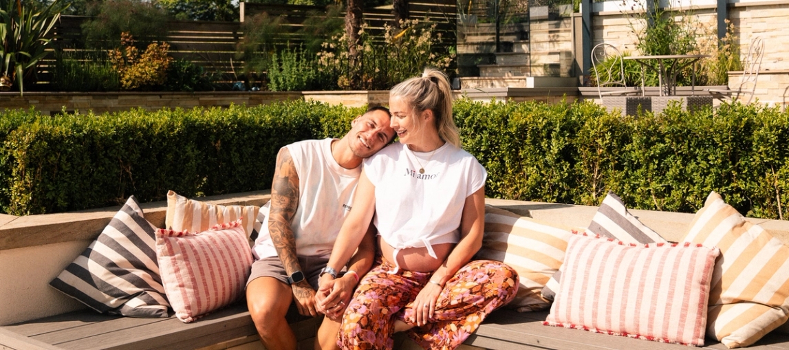 (L-R) Gorka Marquez and Gemma Atkinson