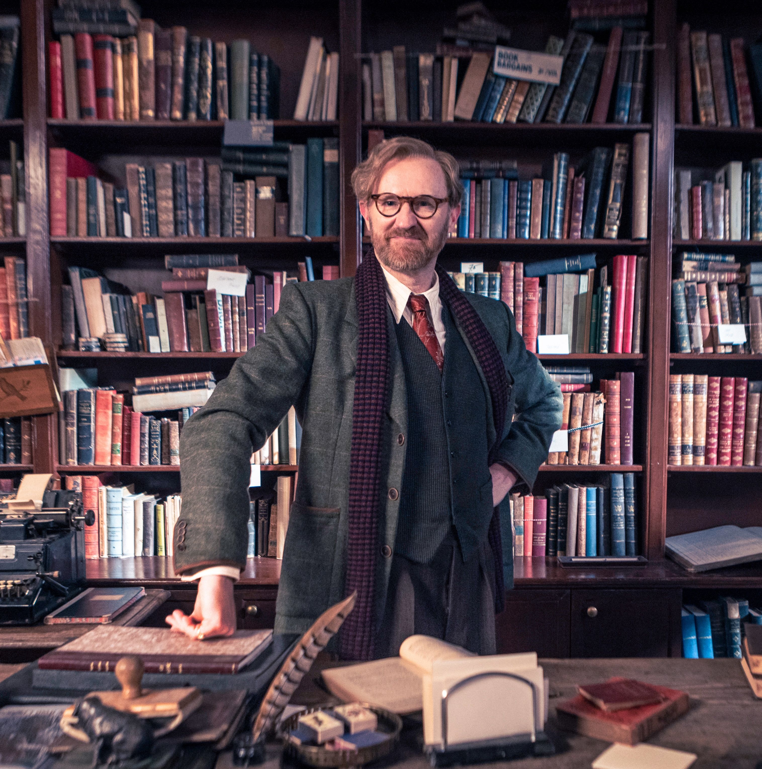 FIRST LOOK images released for upcoming Mark Gatiss drama Bookish on Alibi