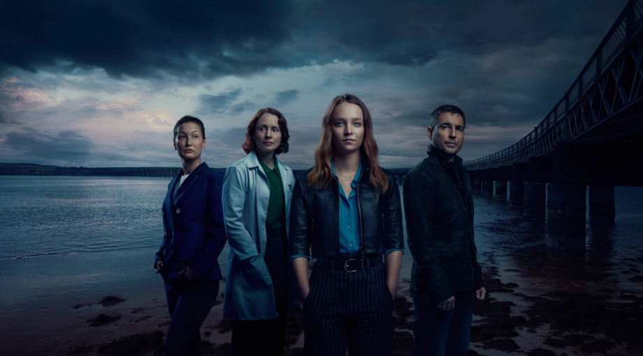 (L-R) Jennifer Spence, Laura Fraser, Molly Windsor and Martin Compston