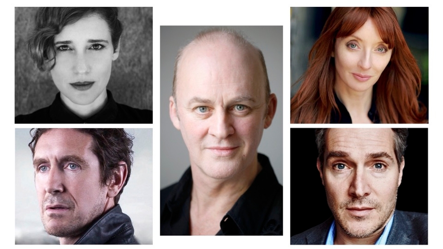 (L-R) Angeliki Papoulia, Paul McGann, Tim McInnerny, Elizabeth Berrington, Mark Umbers