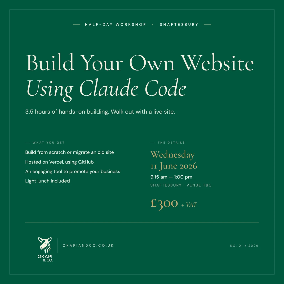 Build your website with Claude Code