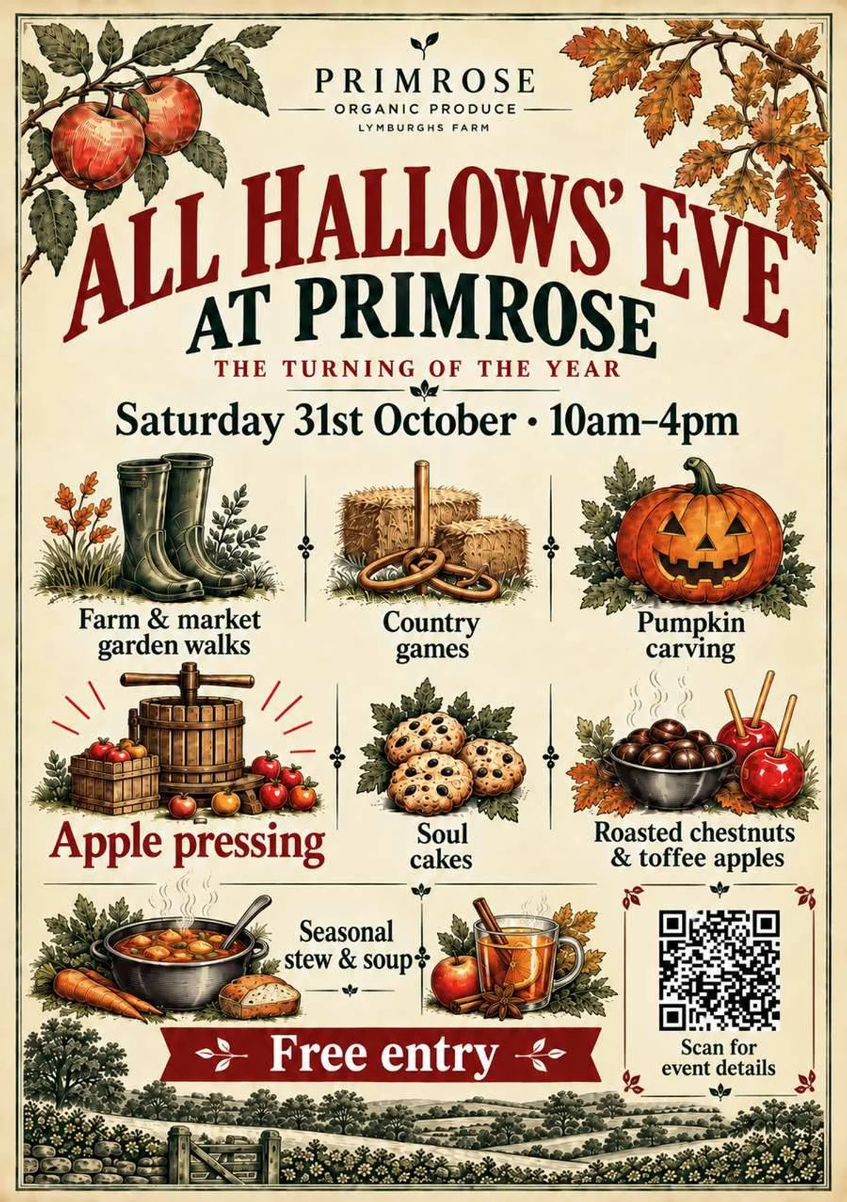 All Hallows' Eve at Primrose - The Turning of the Year