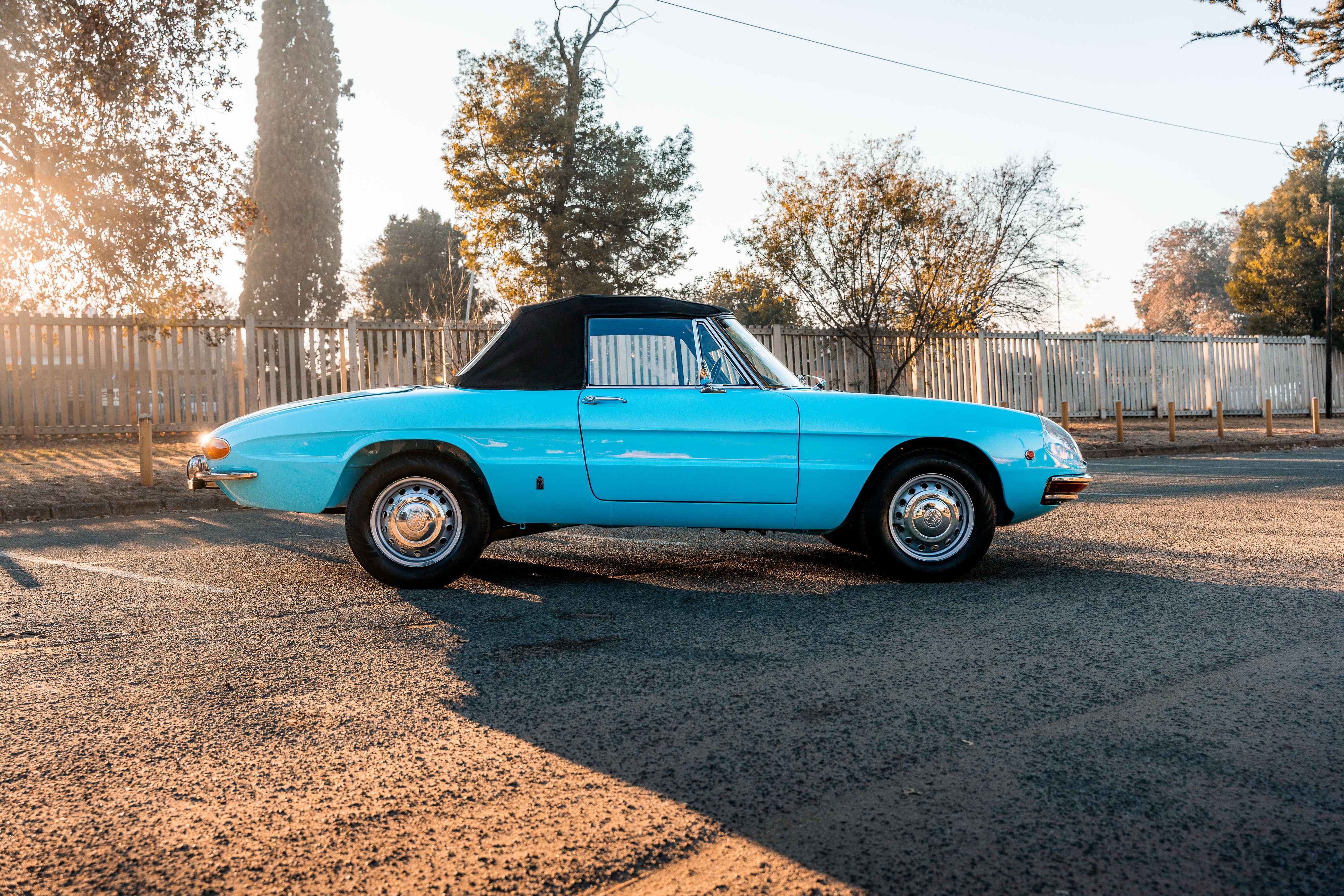 View the exterior of the 1967 Alfa Romeo Spider Duetto 1600 for sale (6)