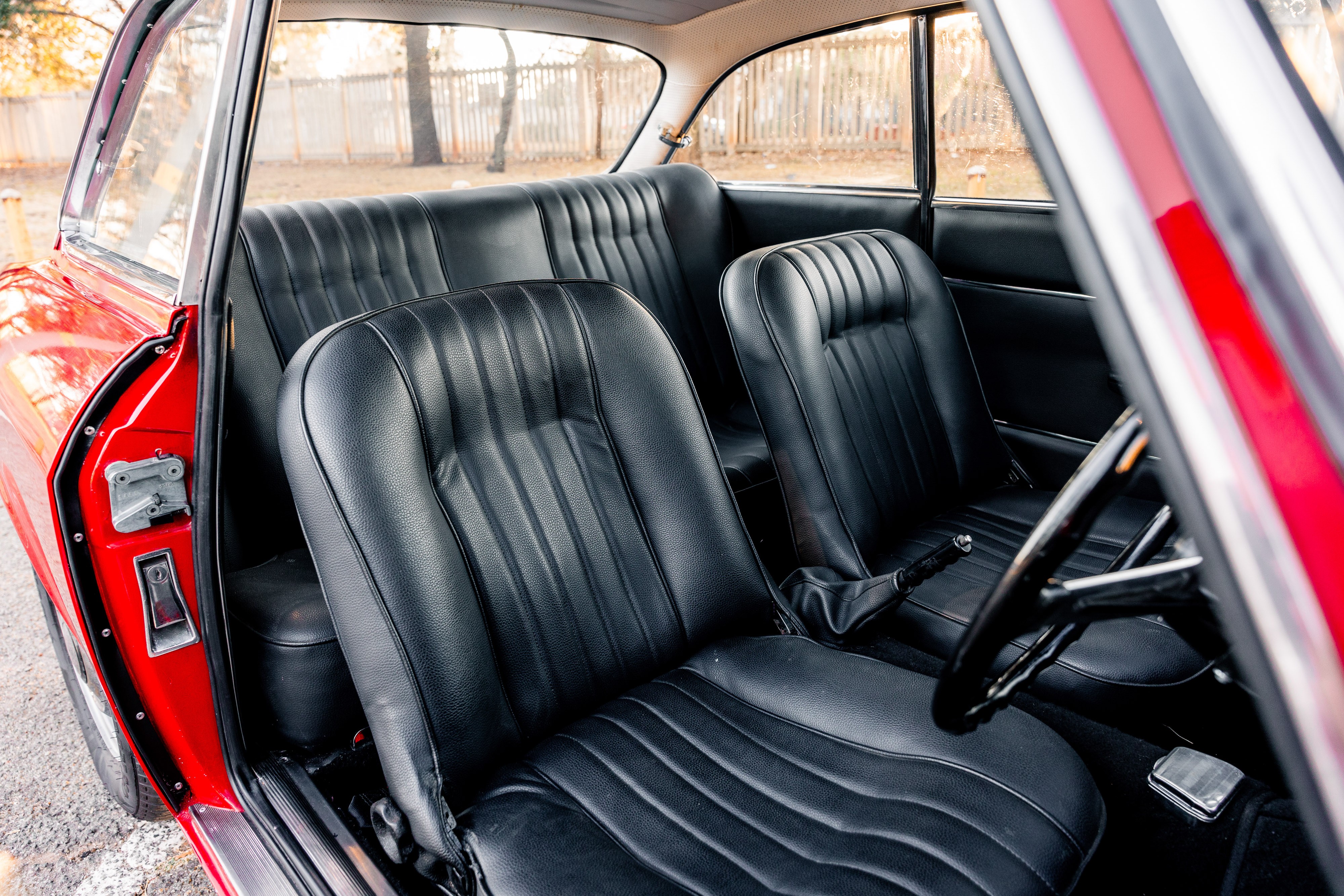 View 1969 Alfa Romeo Giulia Sprint GT Veloce (red) for sale interior image (4)