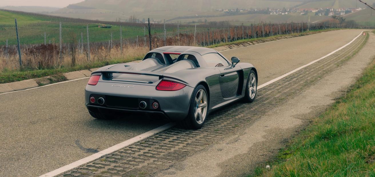 View 2004 Porsche Carrera GT (Grey) for sale exterior image (2)