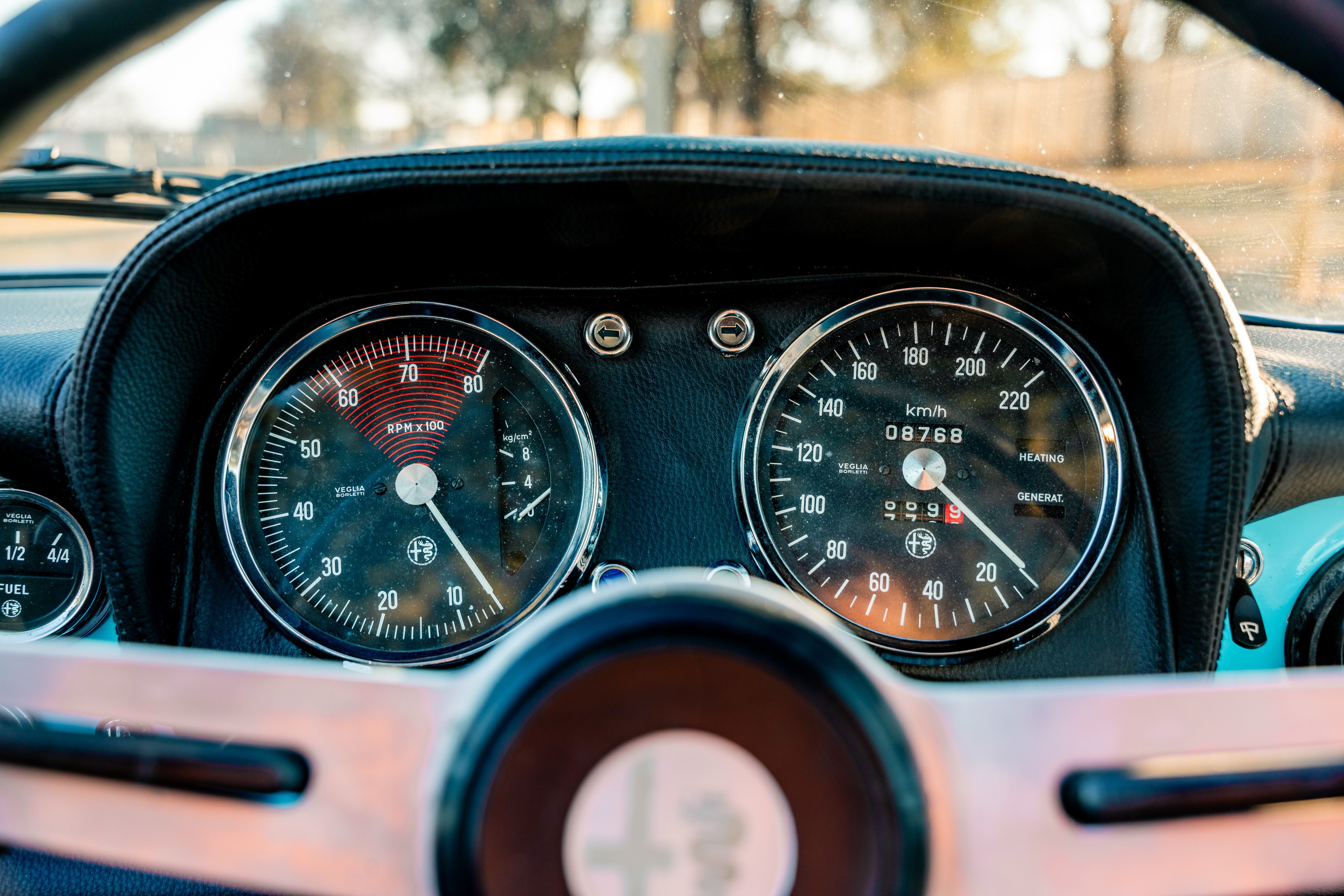 View the interior of the 1967 Alfa Romeo Spider Duetto 1600 for sale (5)