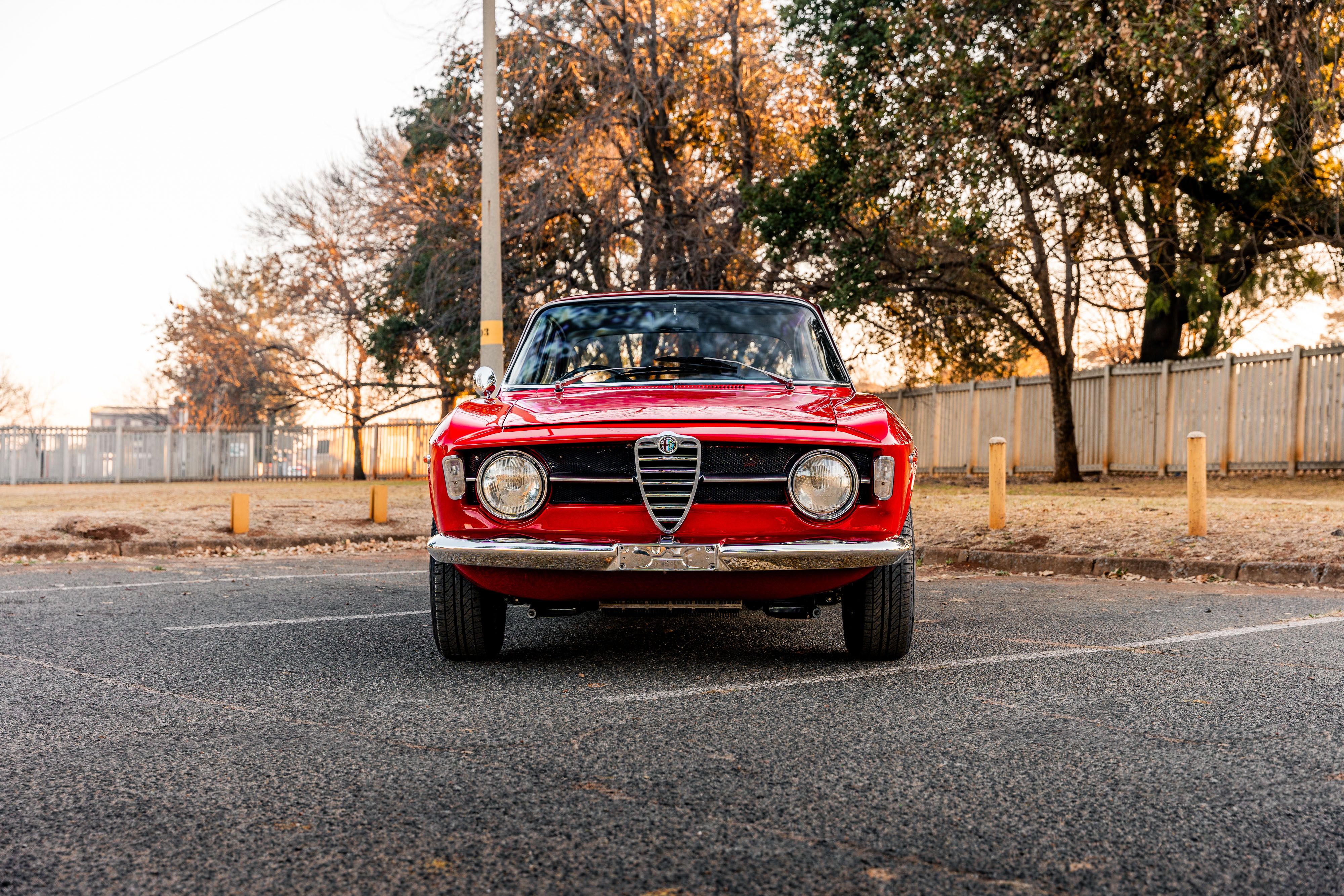 View 1969 Alfa Romeo Giulia Sprint GT Veloce (red) for sale exterior image (7)