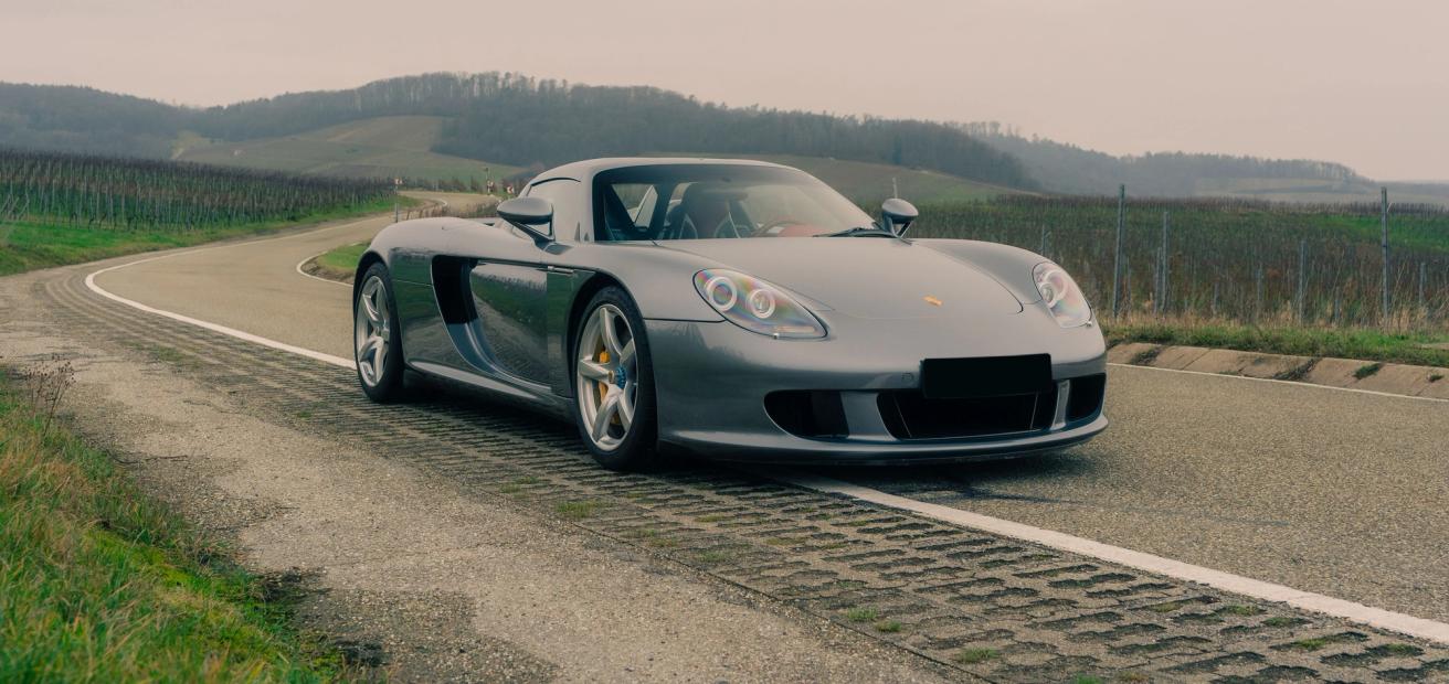 View 2004 Porsche Carrera GT (Grey) for sale exterior image (8)