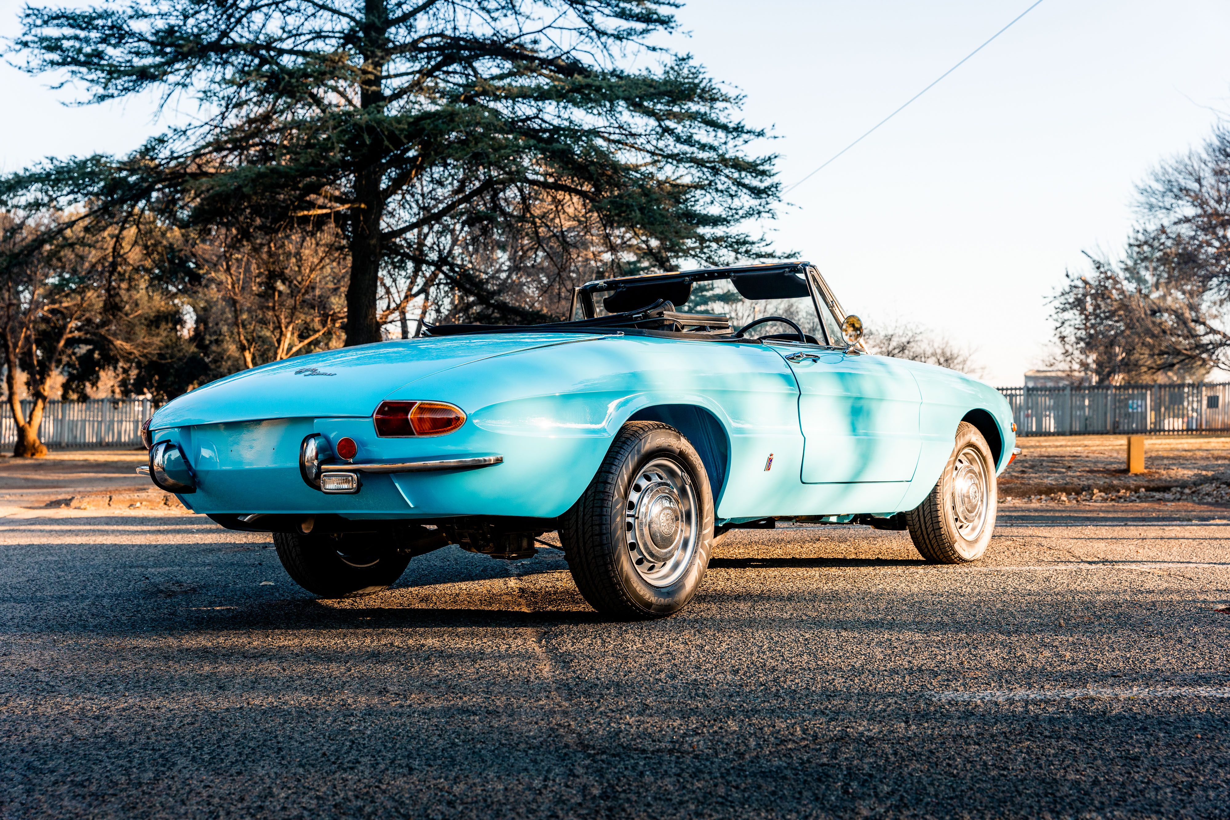 View the exterior of the 1967 Alfa Romeo Spider Duetto 1600 for sale (5)