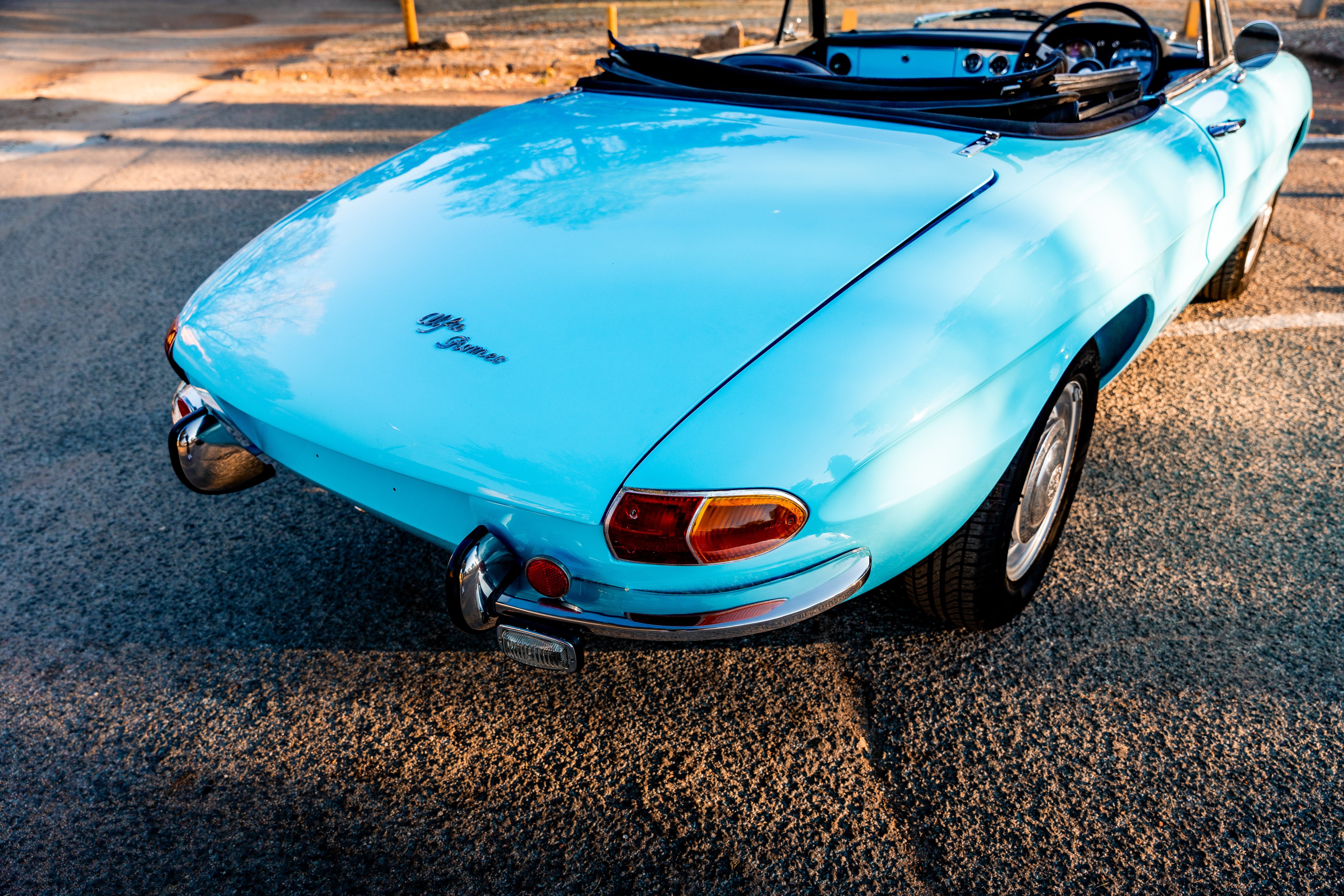 View the exterior of the 1967 Alfa Romeo Spider Duetto 1600 for sale (8)