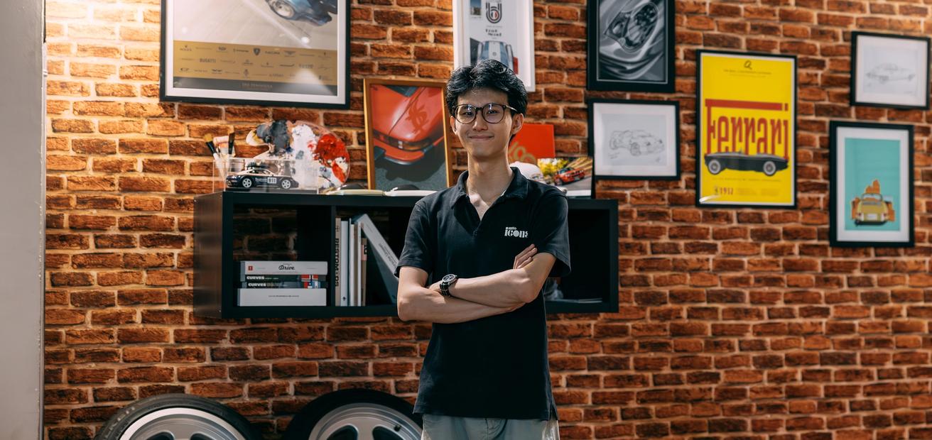 Jamie at Auto Icons Showroom