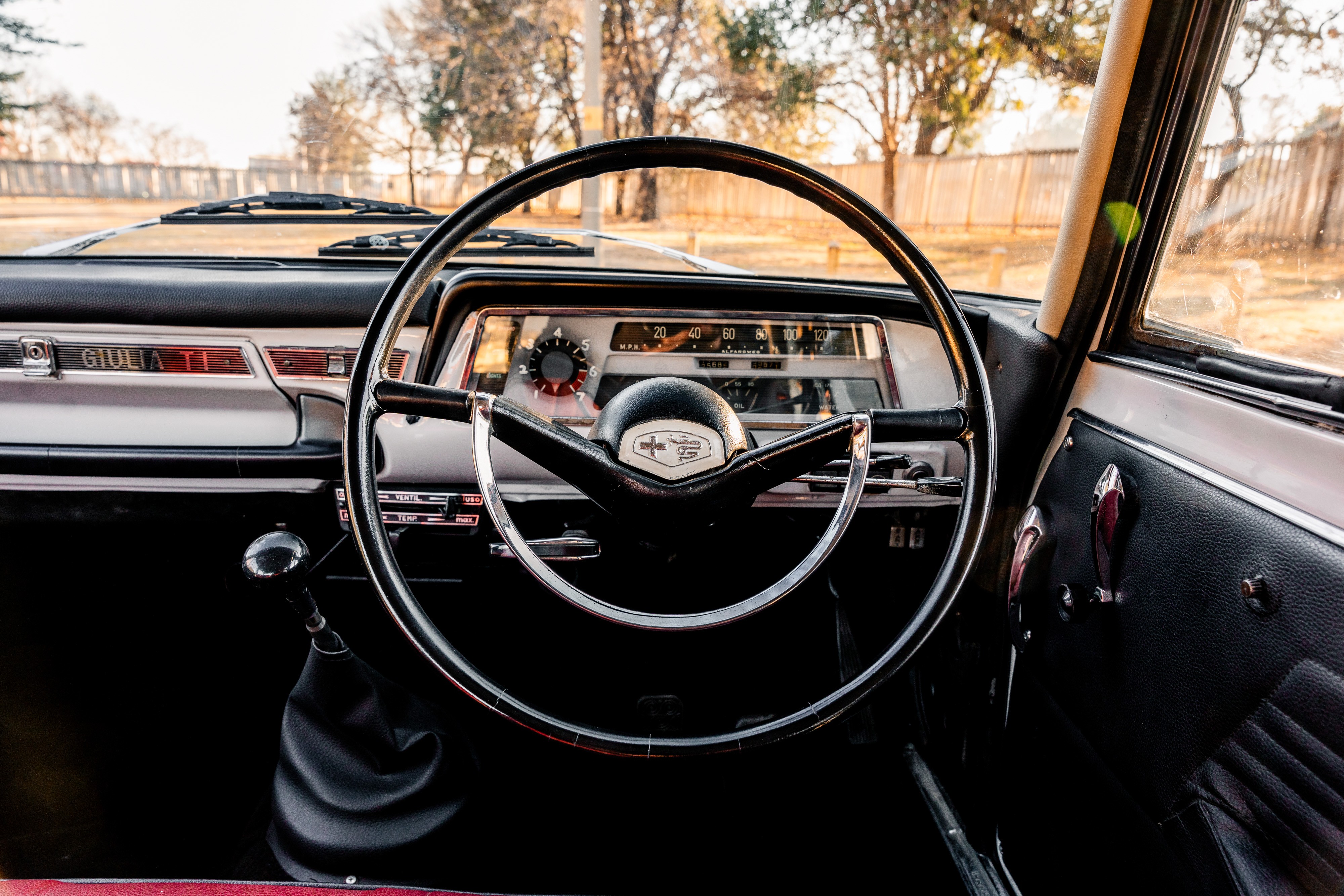 View the interior of the 1964 Alfa Romeo Giulia Ti for sale (2)