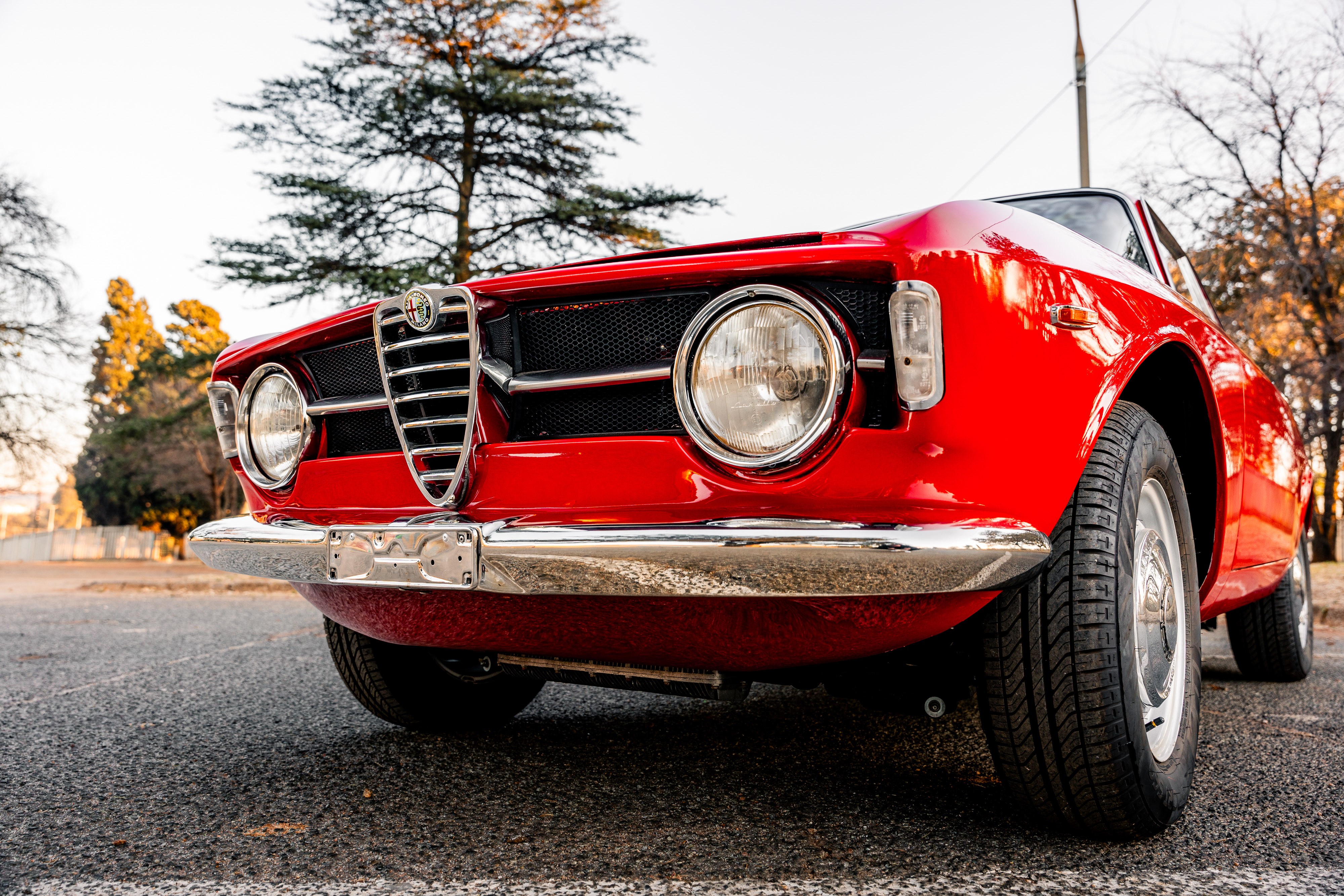 View 1969 Alfa Romeo Giulia Sprint GT Veloce (red) for sale exterior image (14)