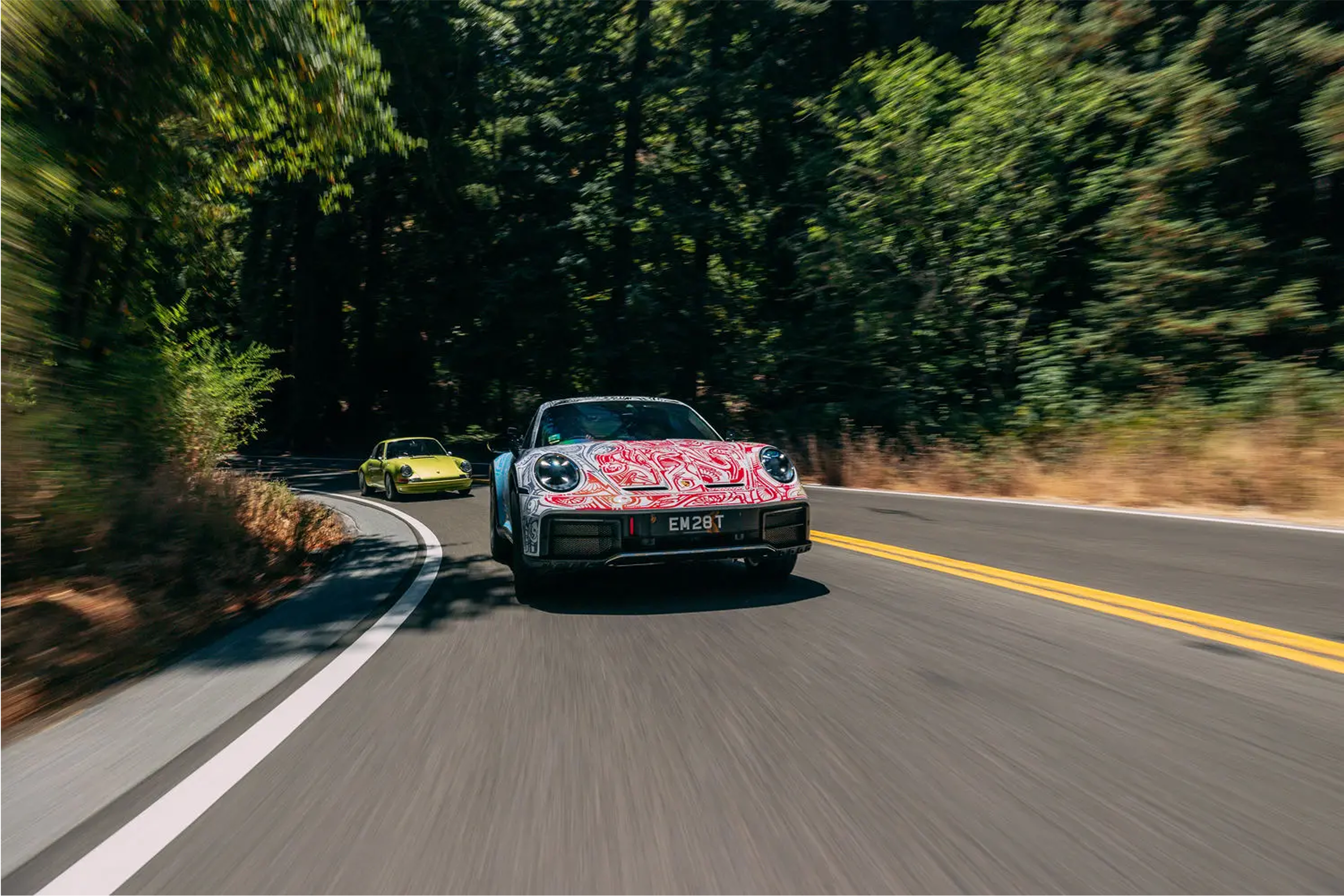 Porsche 911 Dakar and 1971 Porsche 911k Tuthill