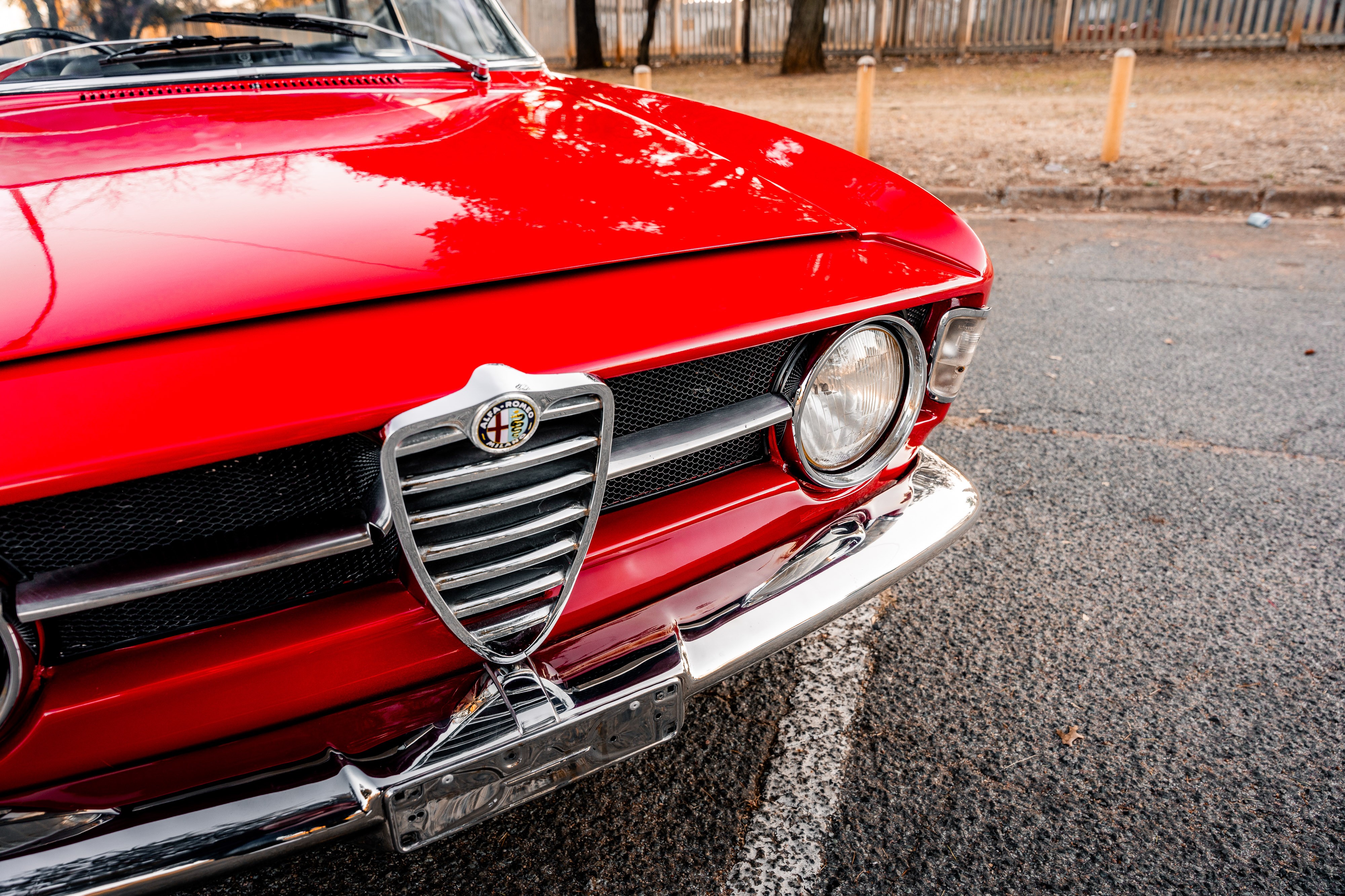 View 1969 Alfa Romeo Giulia Sprint GT Veloce (red) for sale exterior image (13)