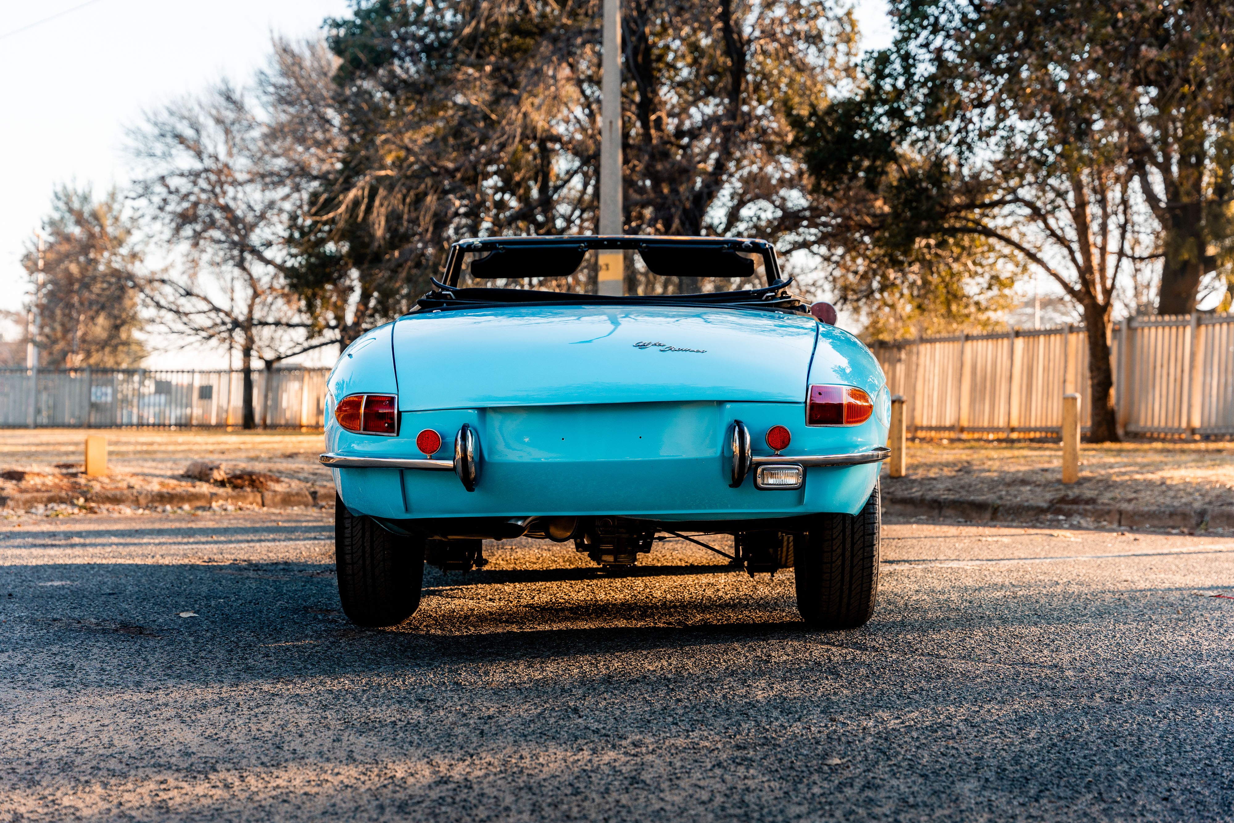 View the exterior of the 1967 Alfa Romeo Spider Duetto 1600 for sale (2)