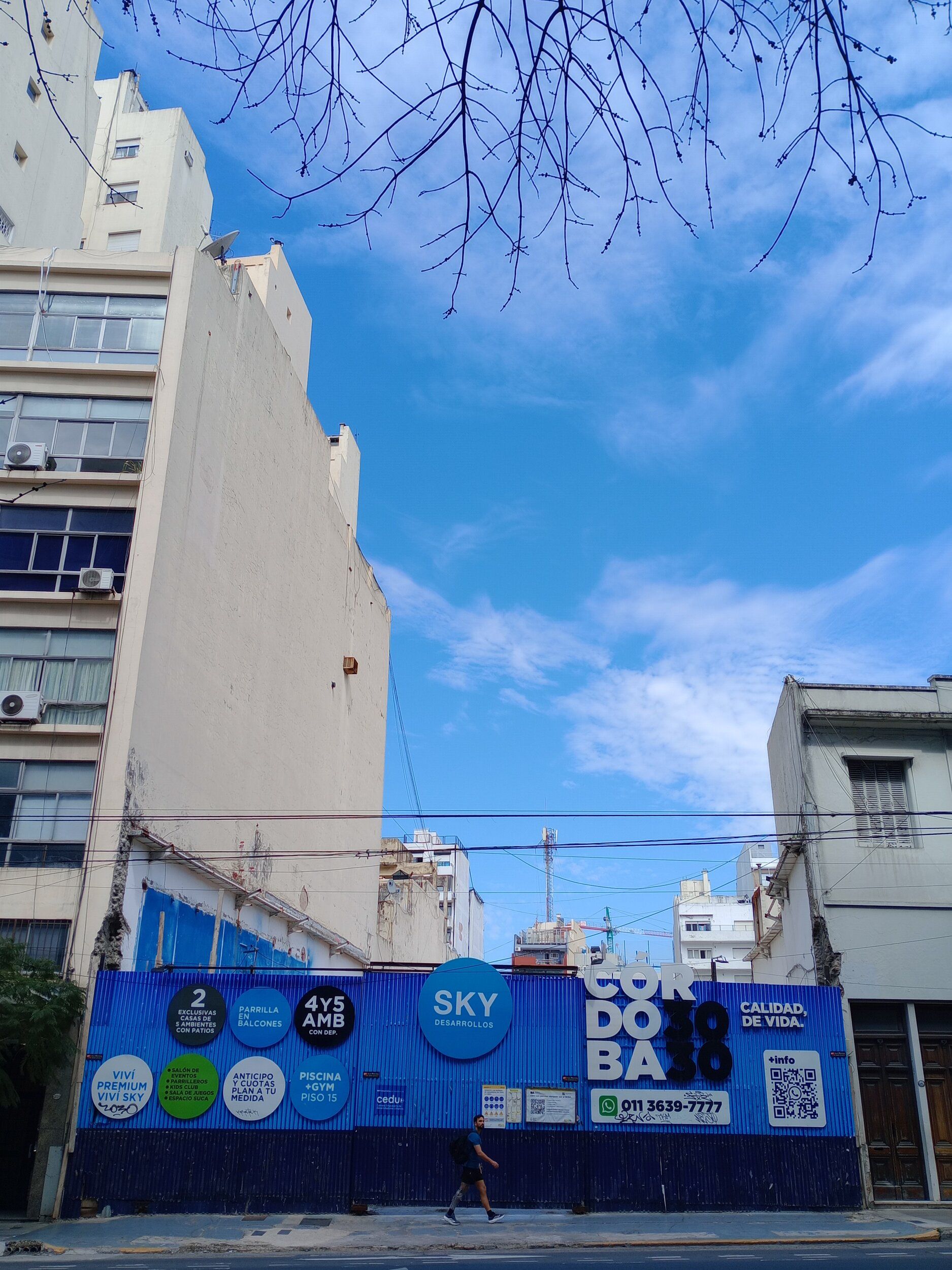 Obra en Av. Córdoba 3030, C.A.B.A.