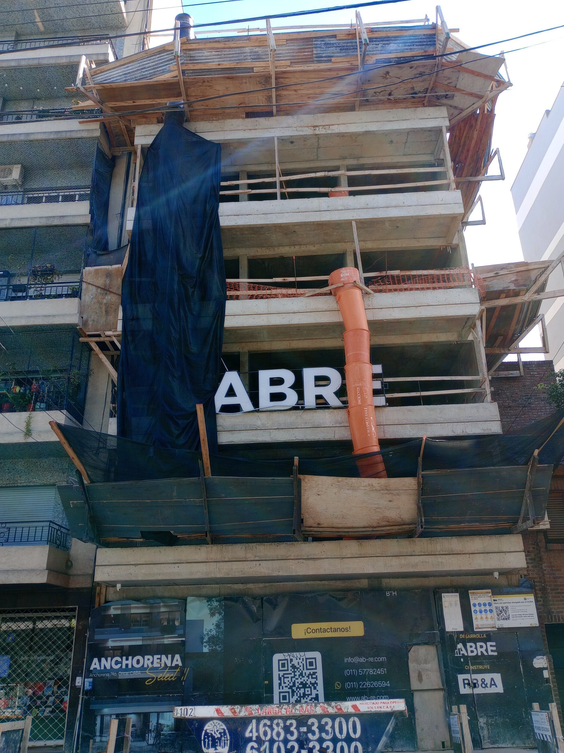 Obra en Anchorena 746, C.A.B.A.