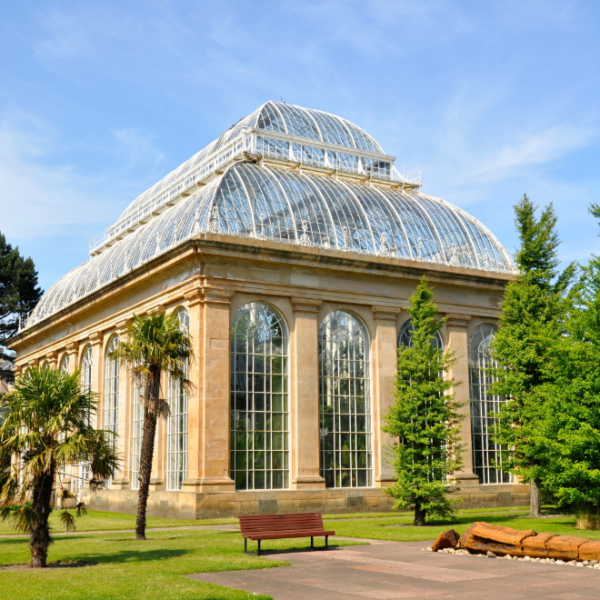 Victorian glasshouse at the Royal Botanic Garden Edinburgh