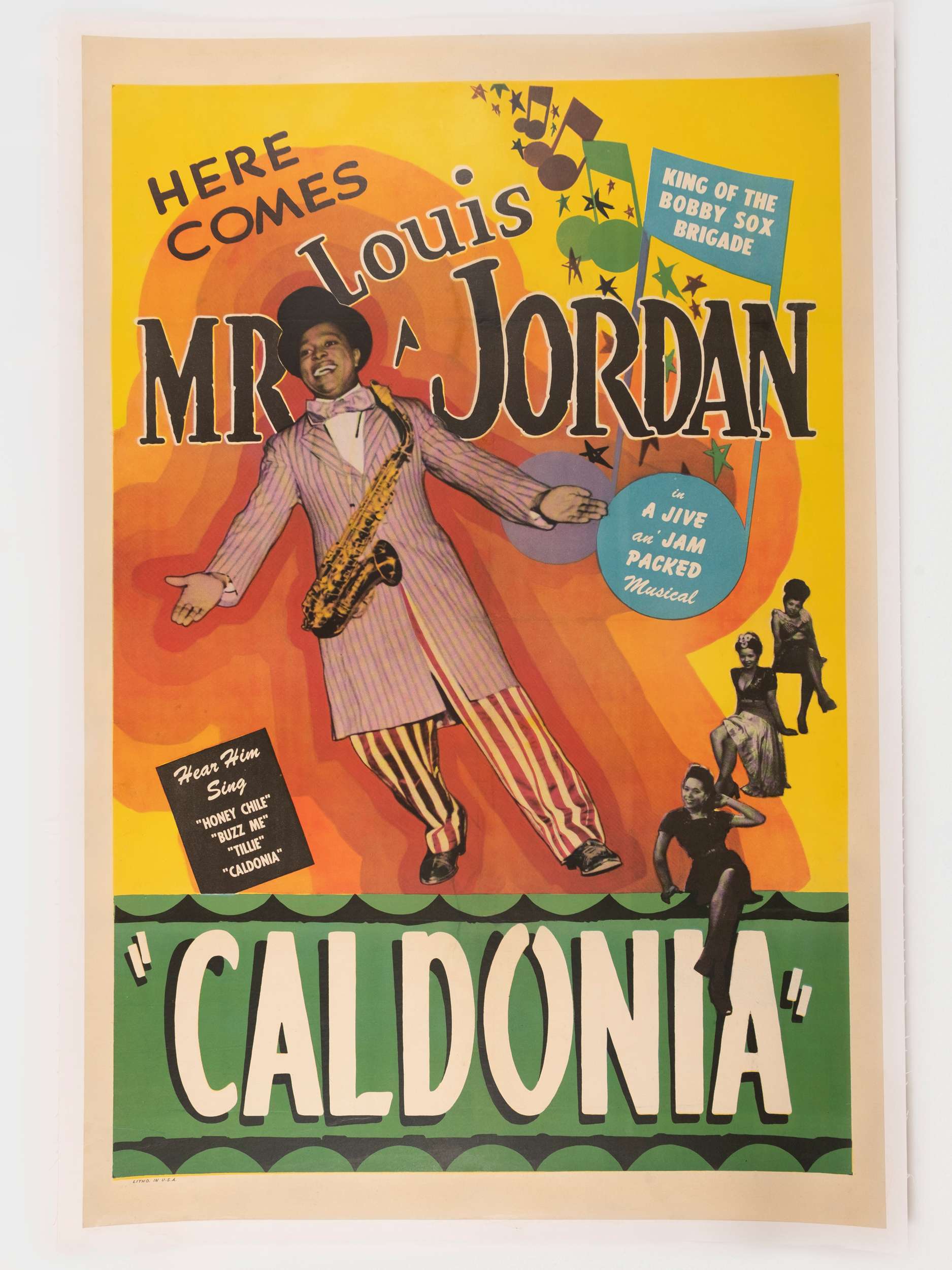  Posterazzi Caldonia Louis Jordan Nicky O'Daniel The Tympany  Five 1945 Movie Masterprint Poster Print, (14 x 11): Posters & Prints