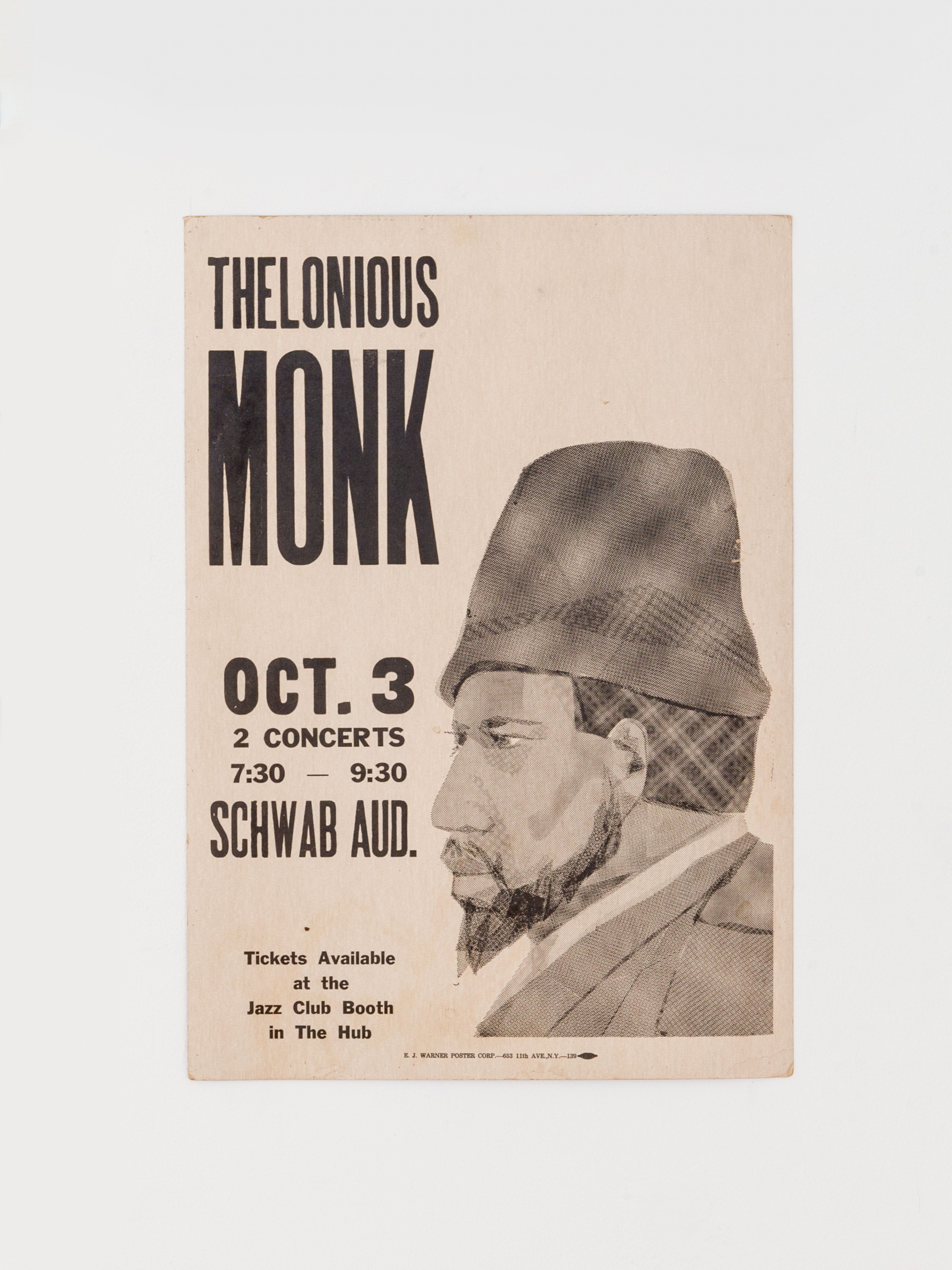 Salon 94 | Thelonious Monk Concert Poster by Concert and Film