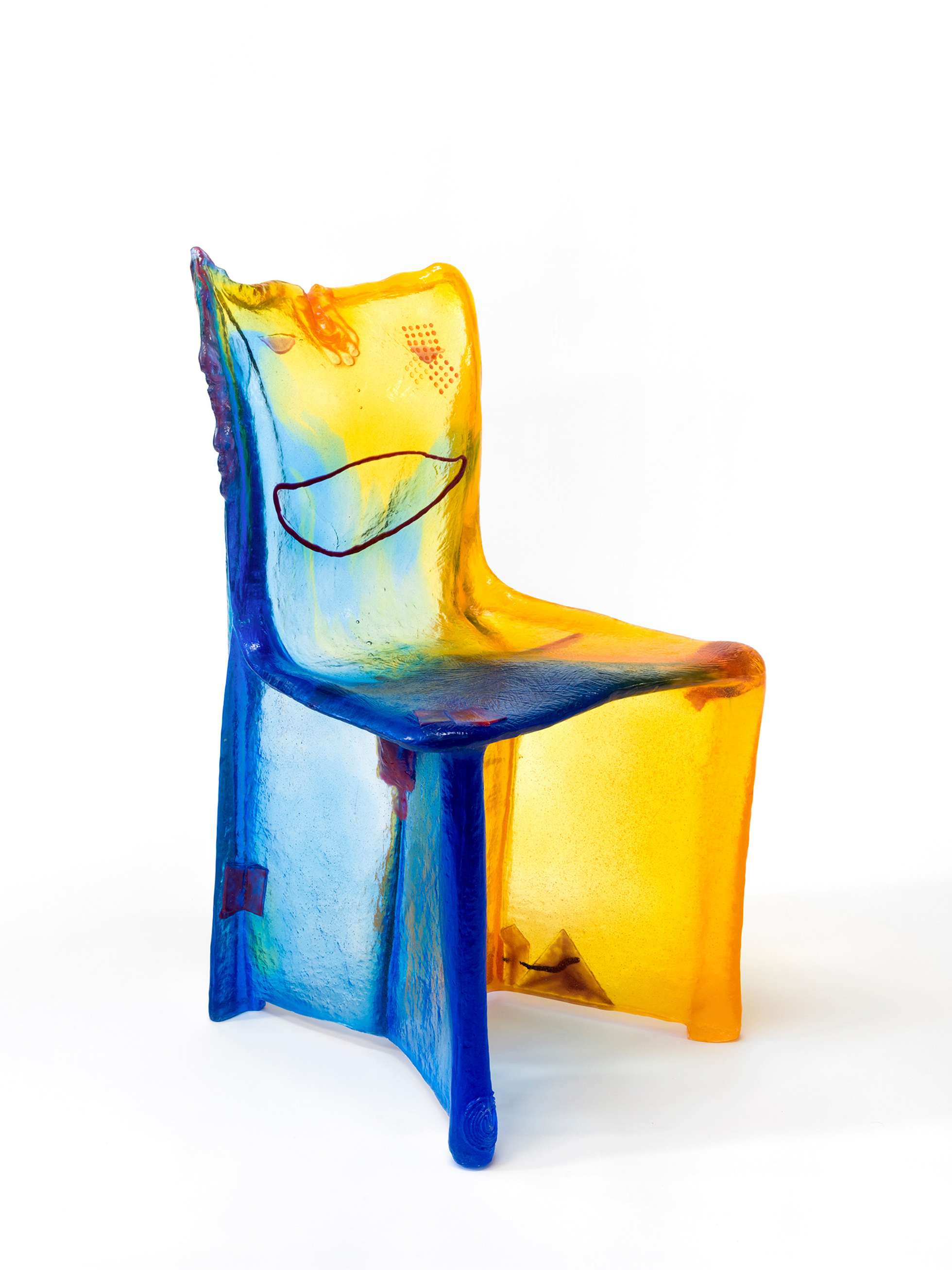 Salon 94 Pratt Chair Pratt Chair 7 1984/2018 (Blue and Yellow) by