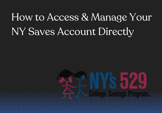 How to Access and Manage Your NY Saves Account Directly